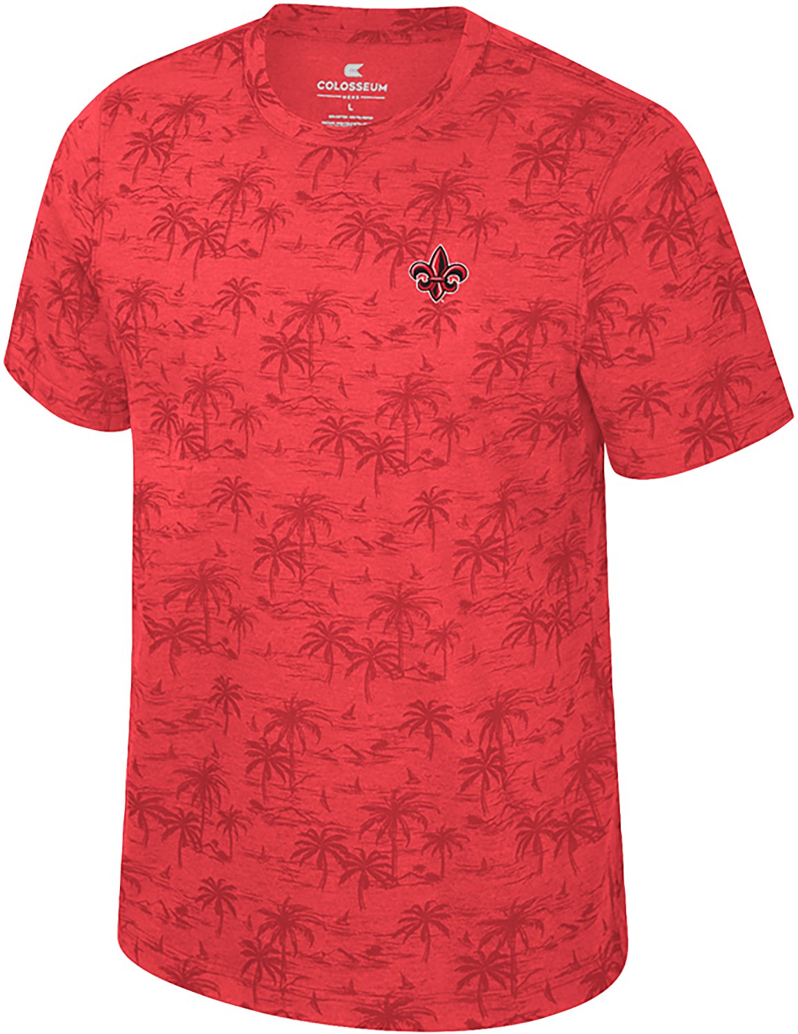 Colosseum Athletics Men's University of Louisiana at Lafayette Fremen Palm T-shirt