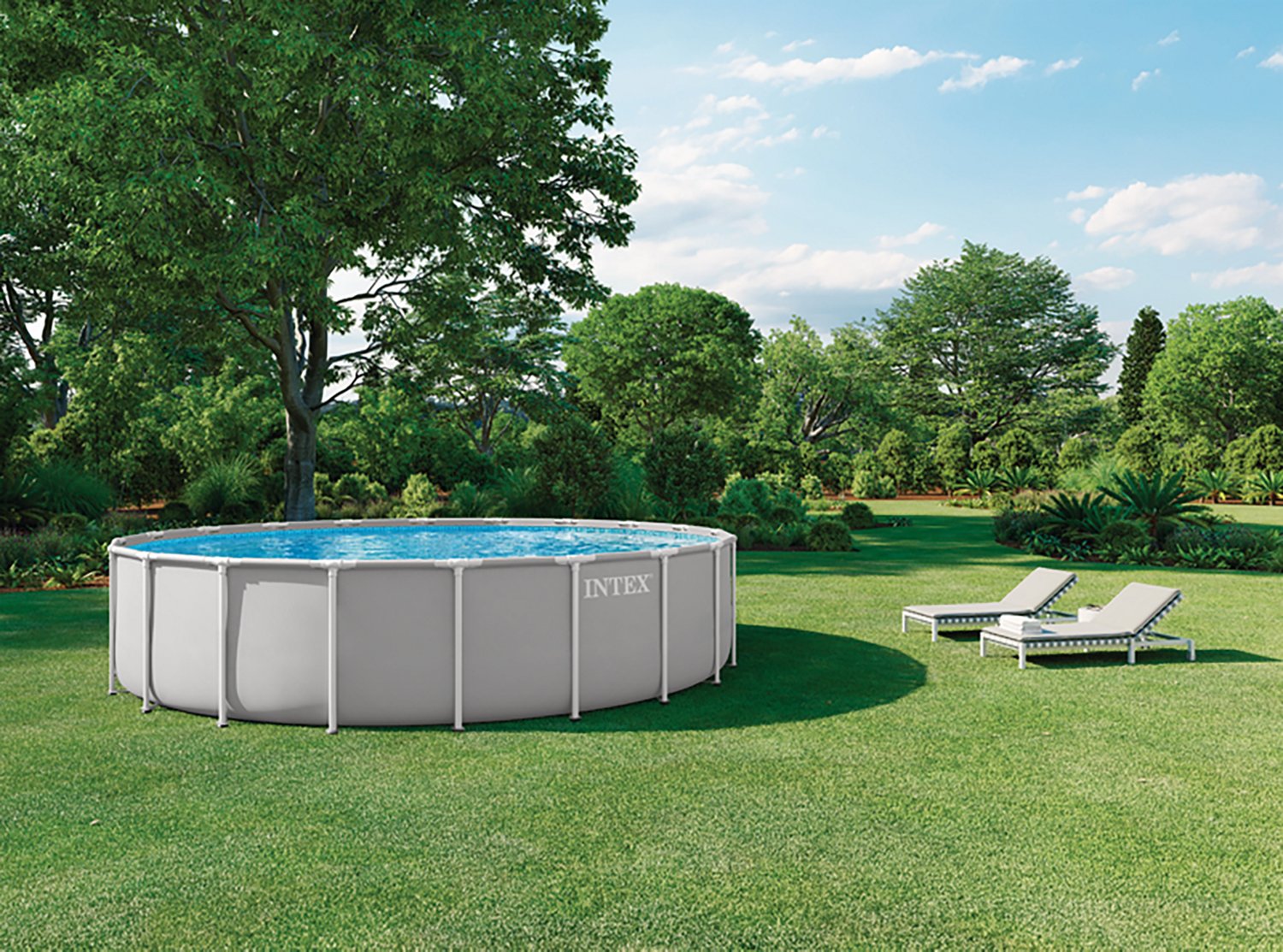 INTEX 20 ft x 52 in Prism Frame Premium Pool Set - view number 4