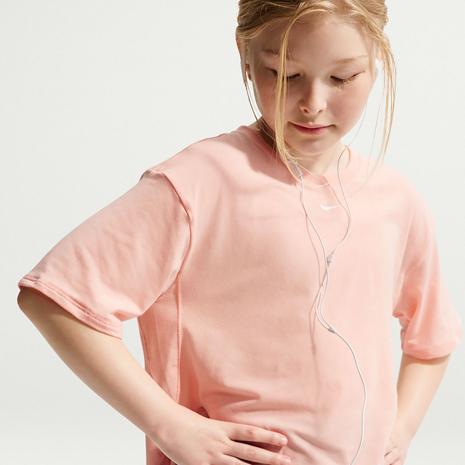 Nike Girls' One Relaxed Dri-FIT One Loose Short Sleeve Top - view number 3
