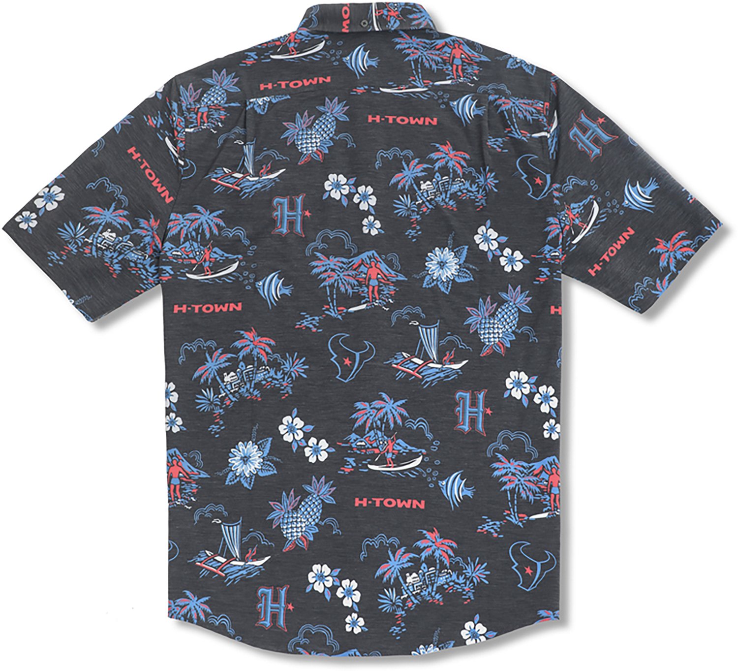 Reyn Spooner Men's Texans Kekai Button Front Shirt - view number 2