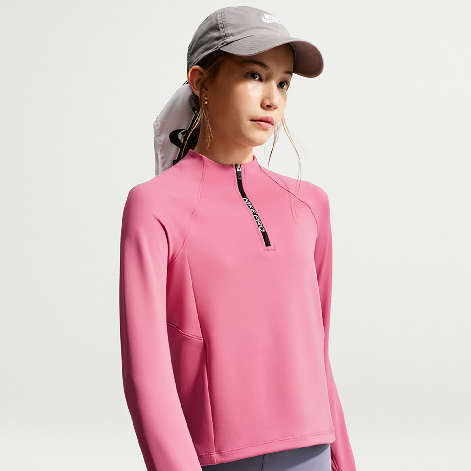 Nike Girls' Dri-FIT 1/2-Zip Top