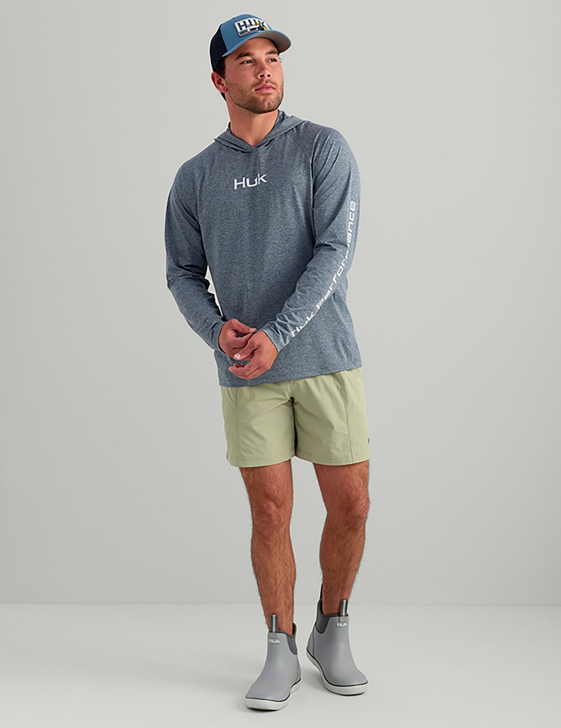 Huk Men’s Airweight Hoodie - view number 5
