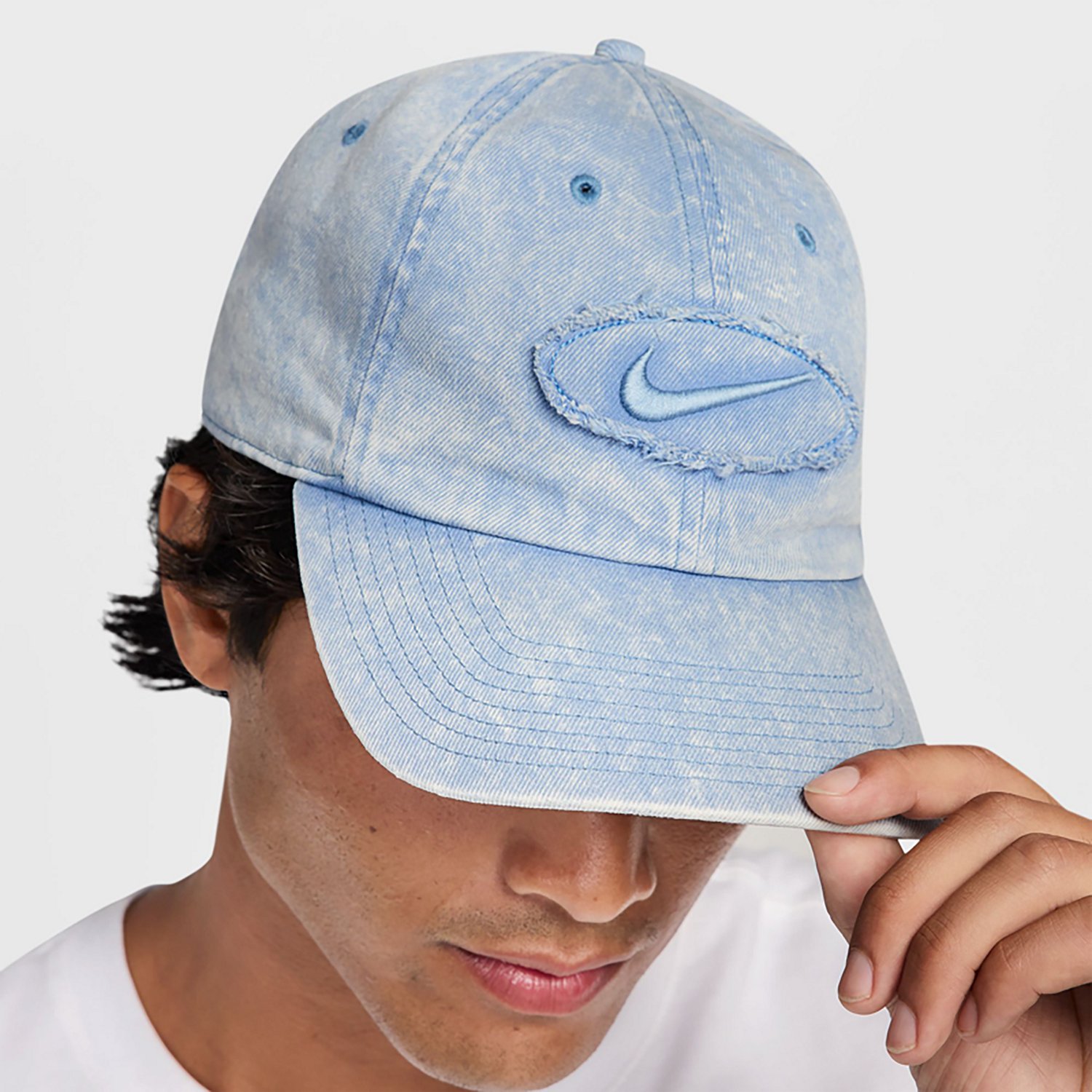 Nike Men's Club Unstructured Denim Patch Cap - view number 3