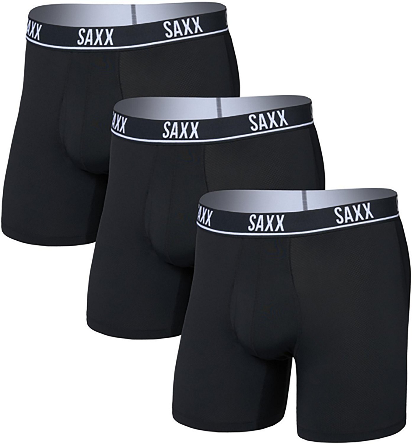Saxx Men's Essential Performance Mesh Boxer Briefs 3-Pack - view number 3