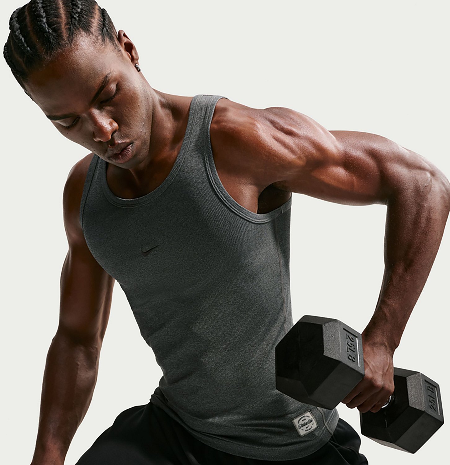 Nike Men's N.A.C. Ribbed Tank Top - view number 5