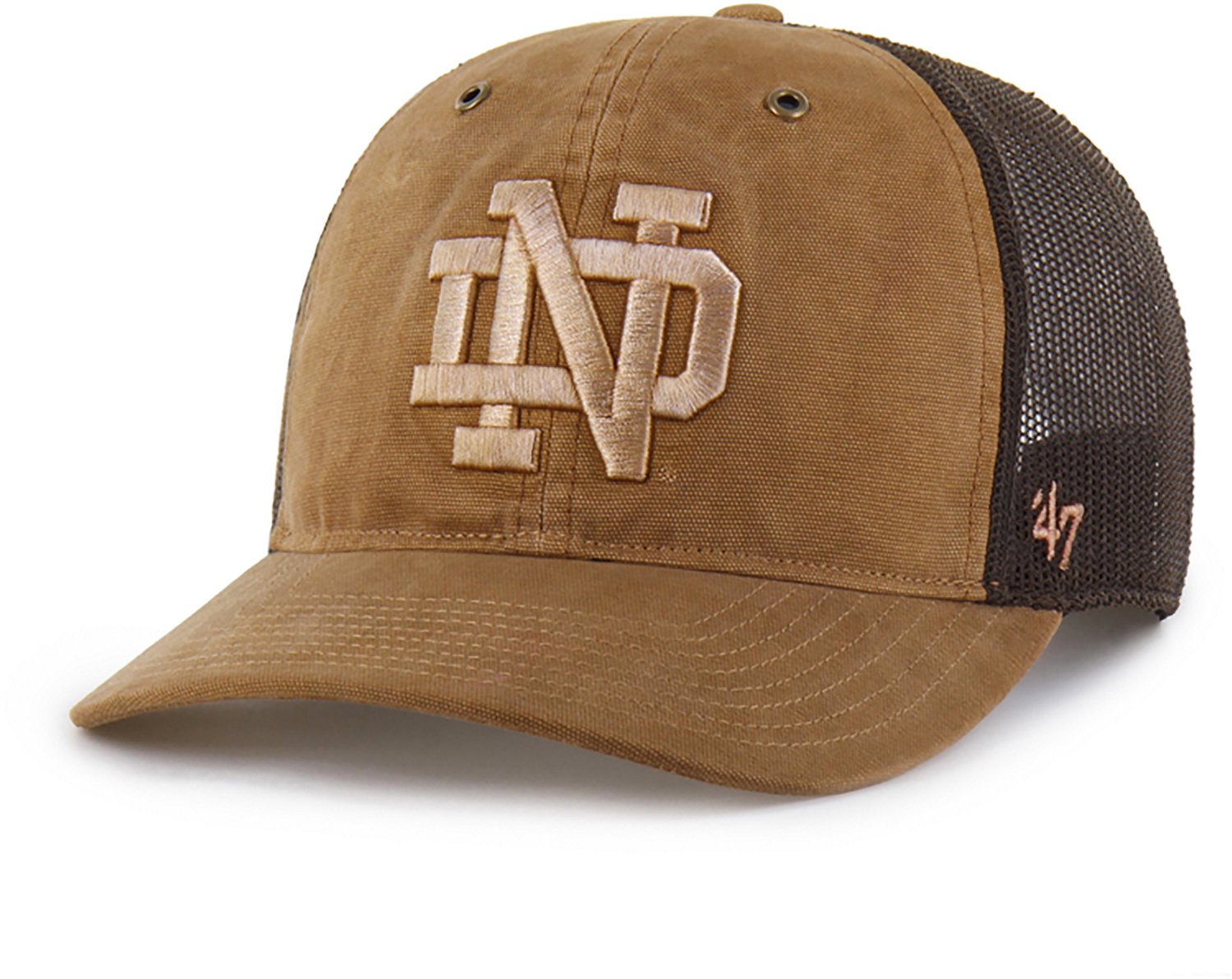 '47 University of Notre Dame Carhartt Garment Dyed Canvas Hitch RF Cap - view number 2