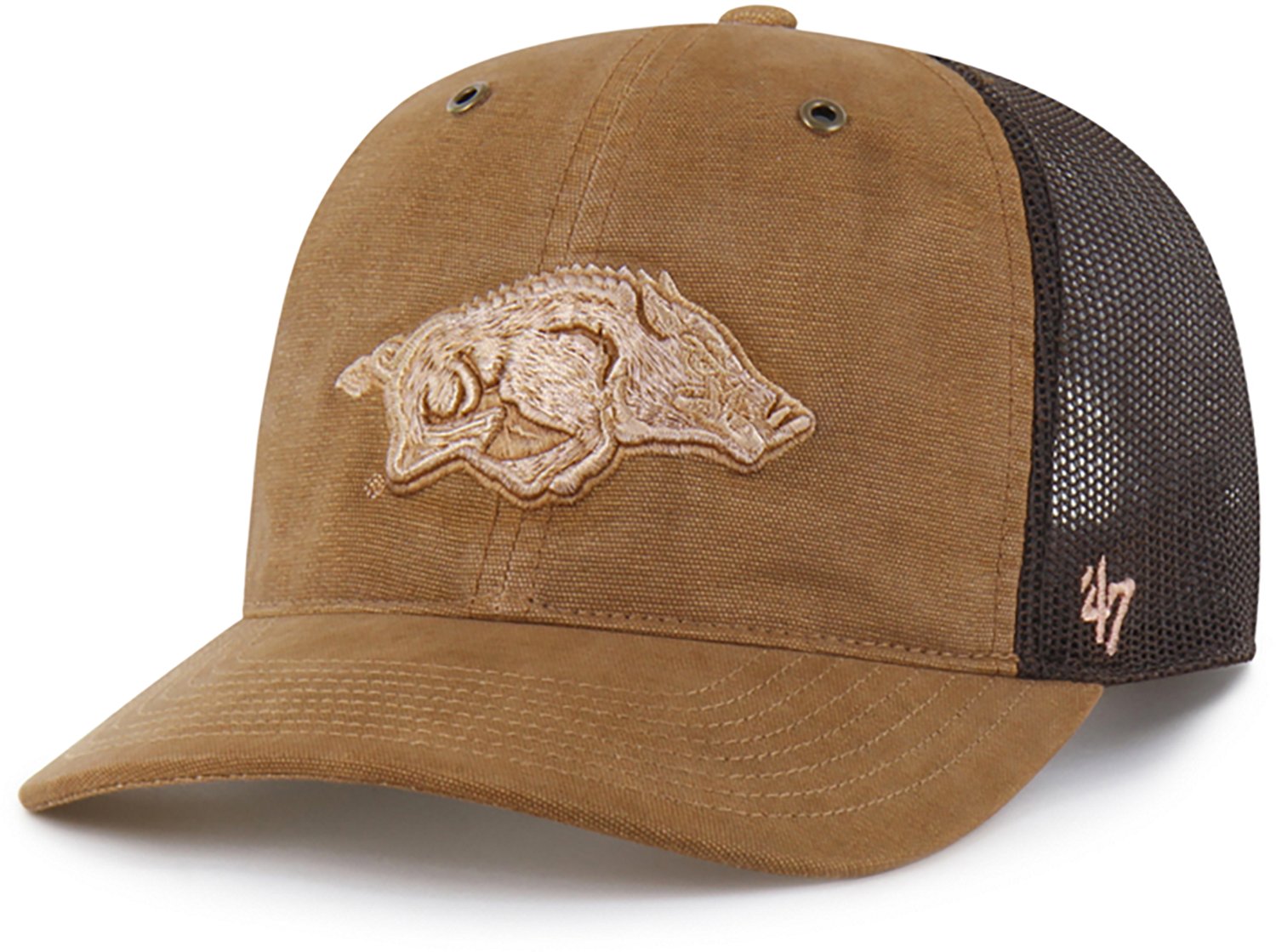 '47 University of Arkansas Carhartt Garment Dyed Trucker Cap - view number 2