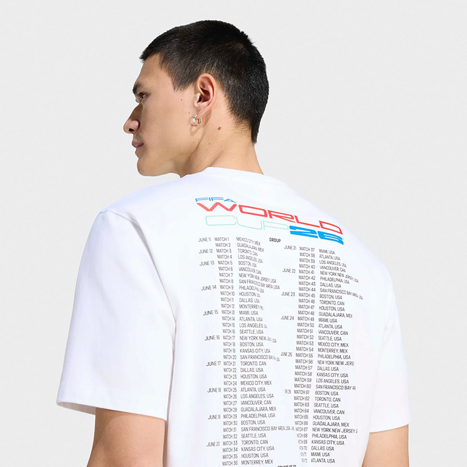adidas Men's MLS FIFA 2026 World Cup Tour 3 Graphic T-shirt - view number 3