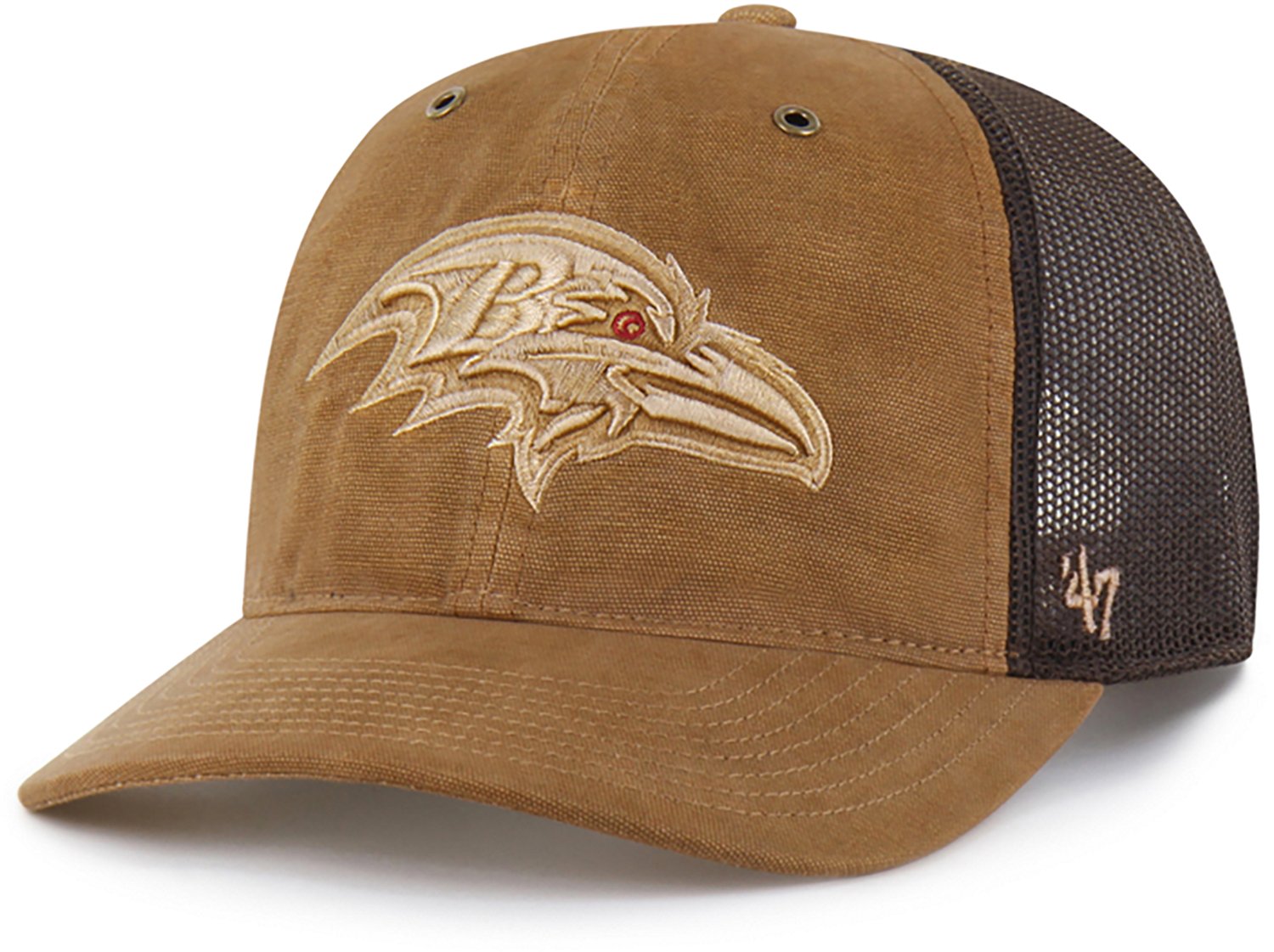 '47 Baltimore Ravens Carhartt Garment Dyed Trucker Cap - view number 2