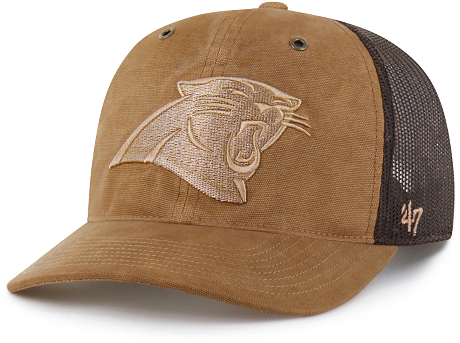 '47 Carolina Panthers Carhartt Garment Dyed Trucker Cap - view number 2