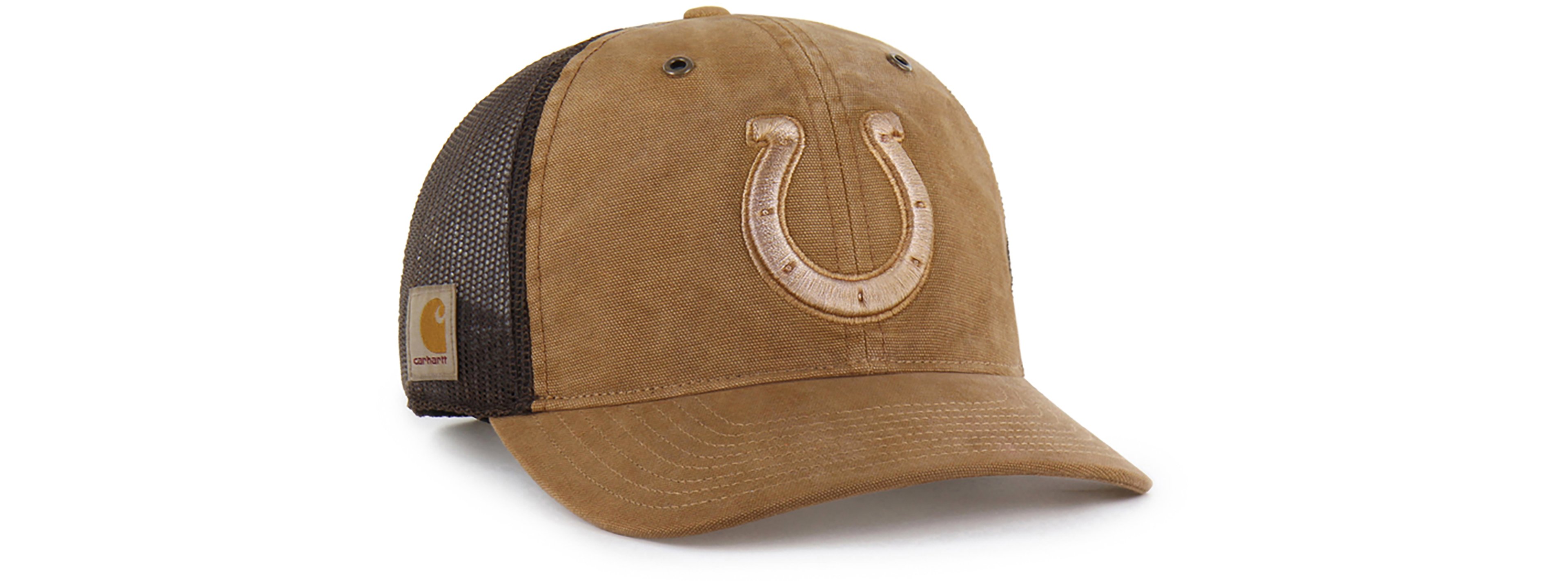 '47 Indianapolis Colts Carhartt Garment Dyed Trucker Cap