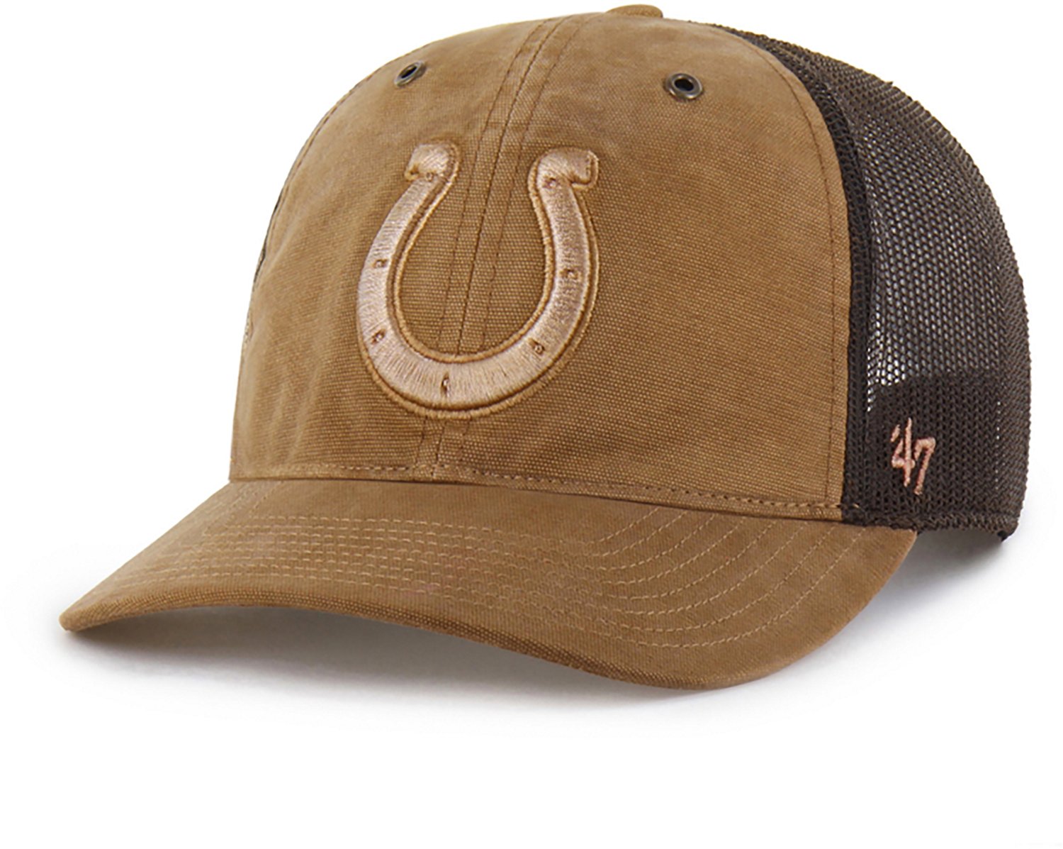 '47 Indianapolis Colts Carhartt Garment Dyed Trucker Cap