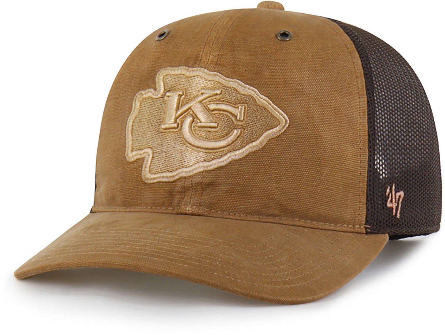 '47 Kansas City Chiefs Carhartt Garment Dyed Trucker Cap - view number 2