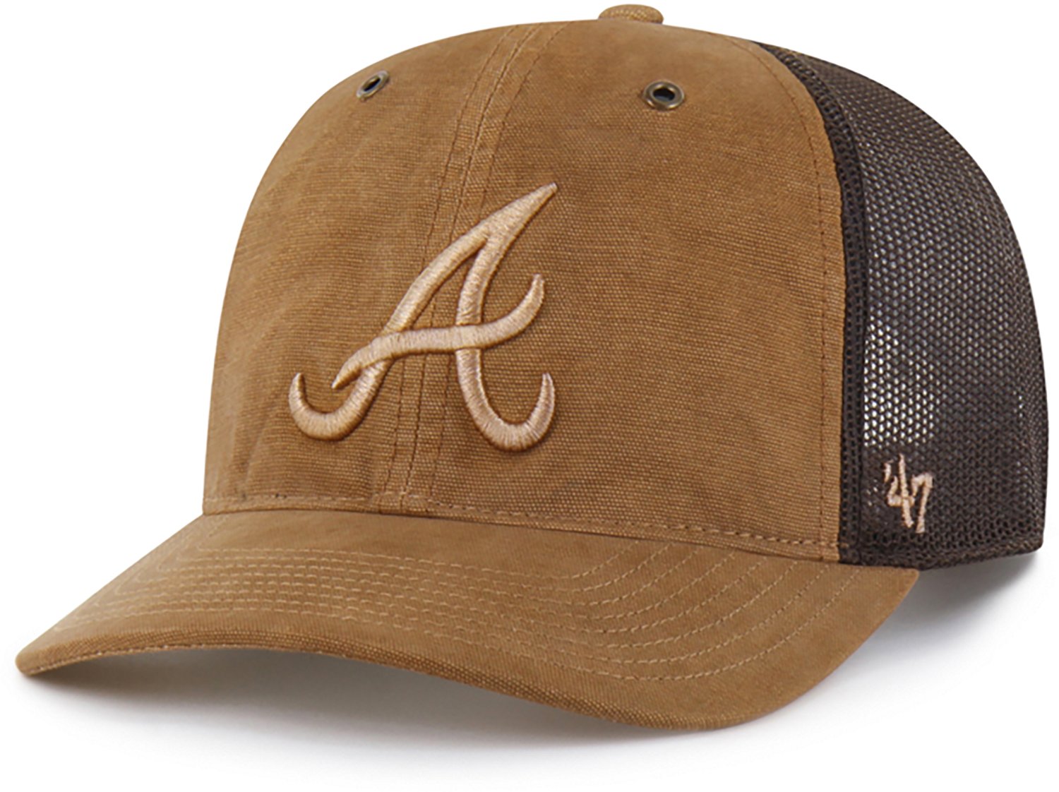 '47 Atlanta Braves Carhartt Garment Dyed Trucker Cap - view number 2