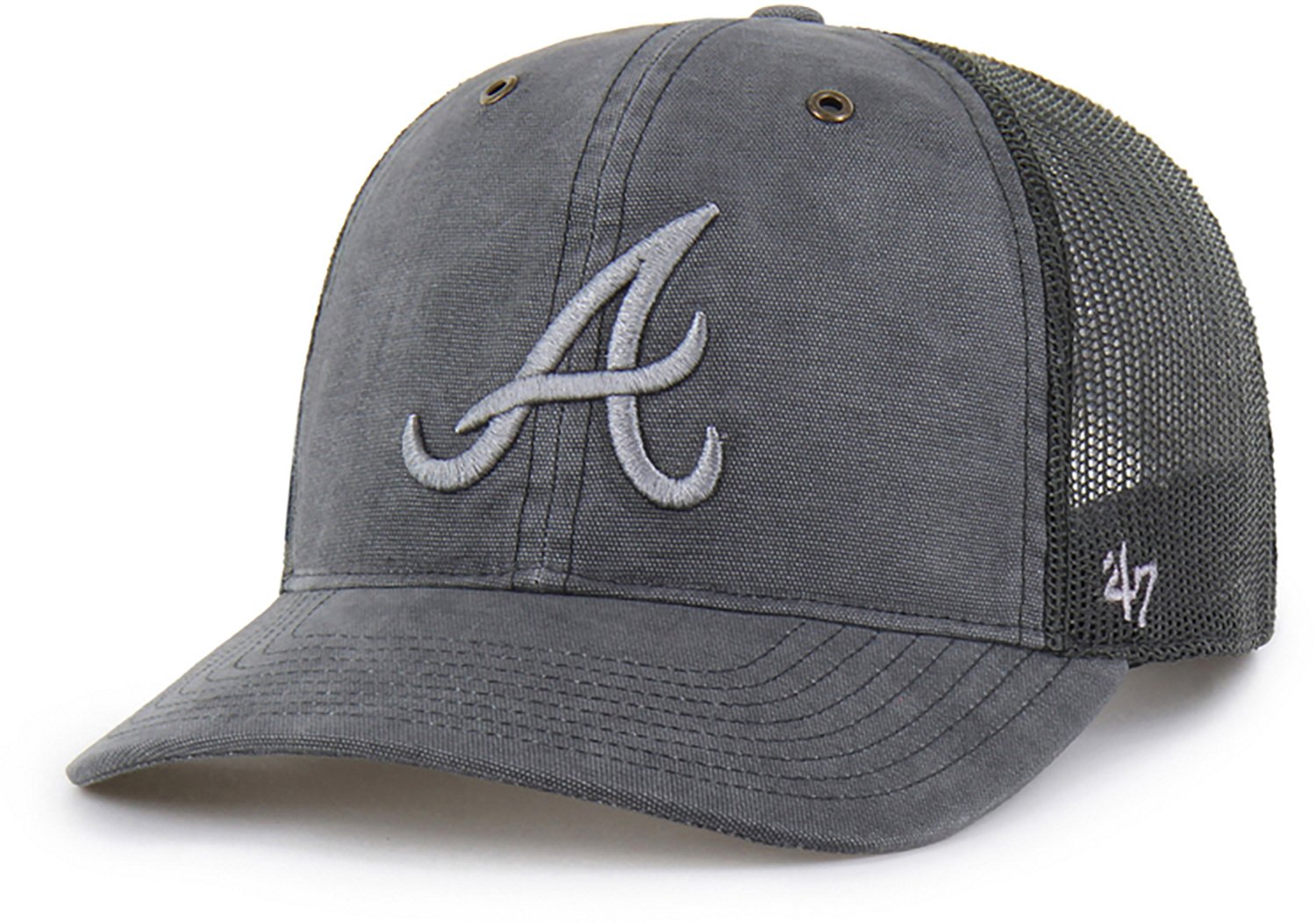 '47 Atlanta Braves Carhartt Garment Dyed Trucker Cap - view number 2