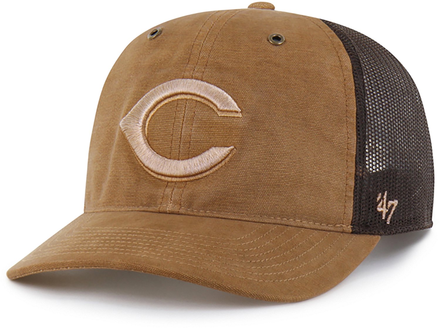 '47 Cincinnati Reds Carhartt Garment Dyed Trucker Cap - view number 2