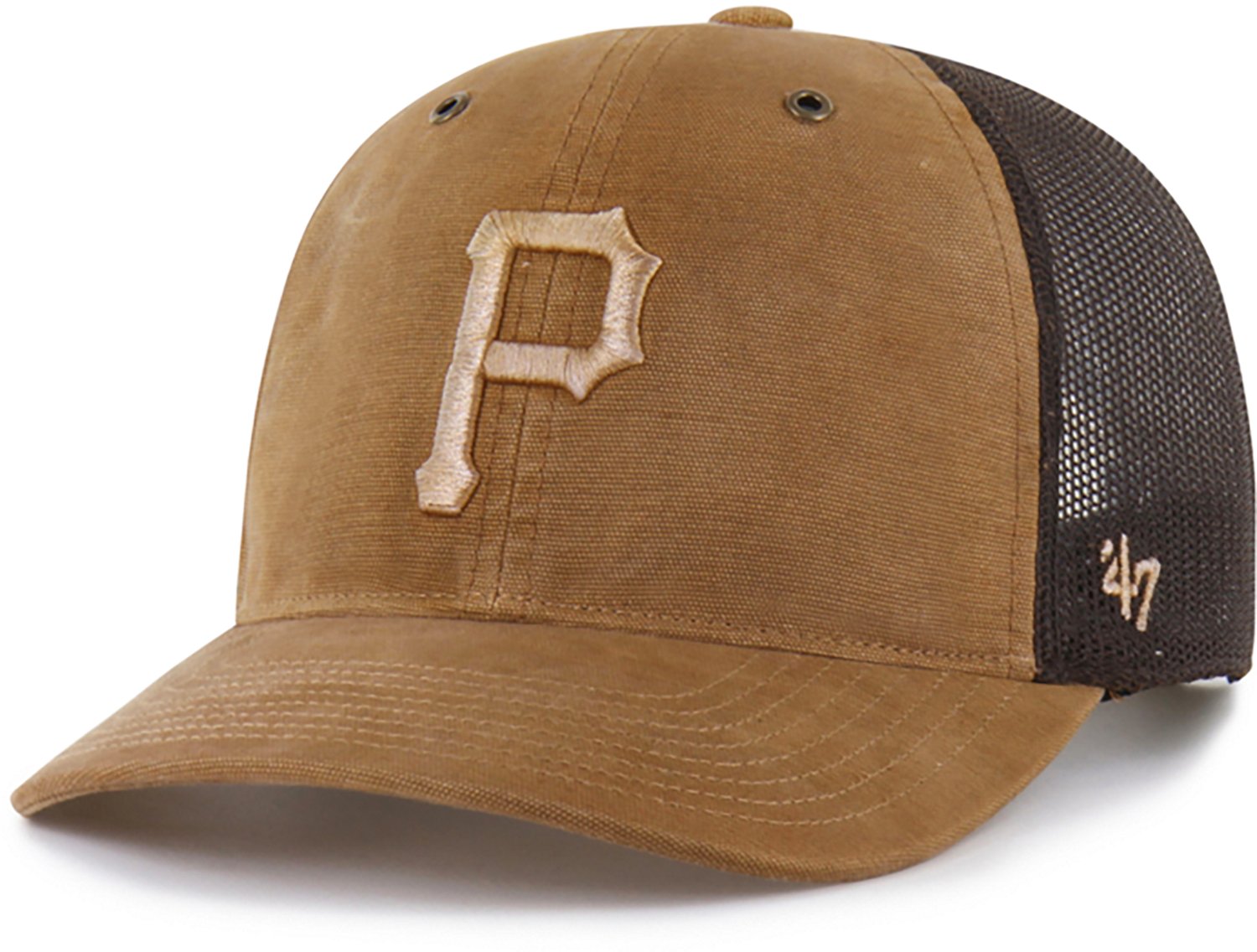 '47 Pittsburgh Pirates Carhartt Garment Dyed Trucker Cap - view number 2