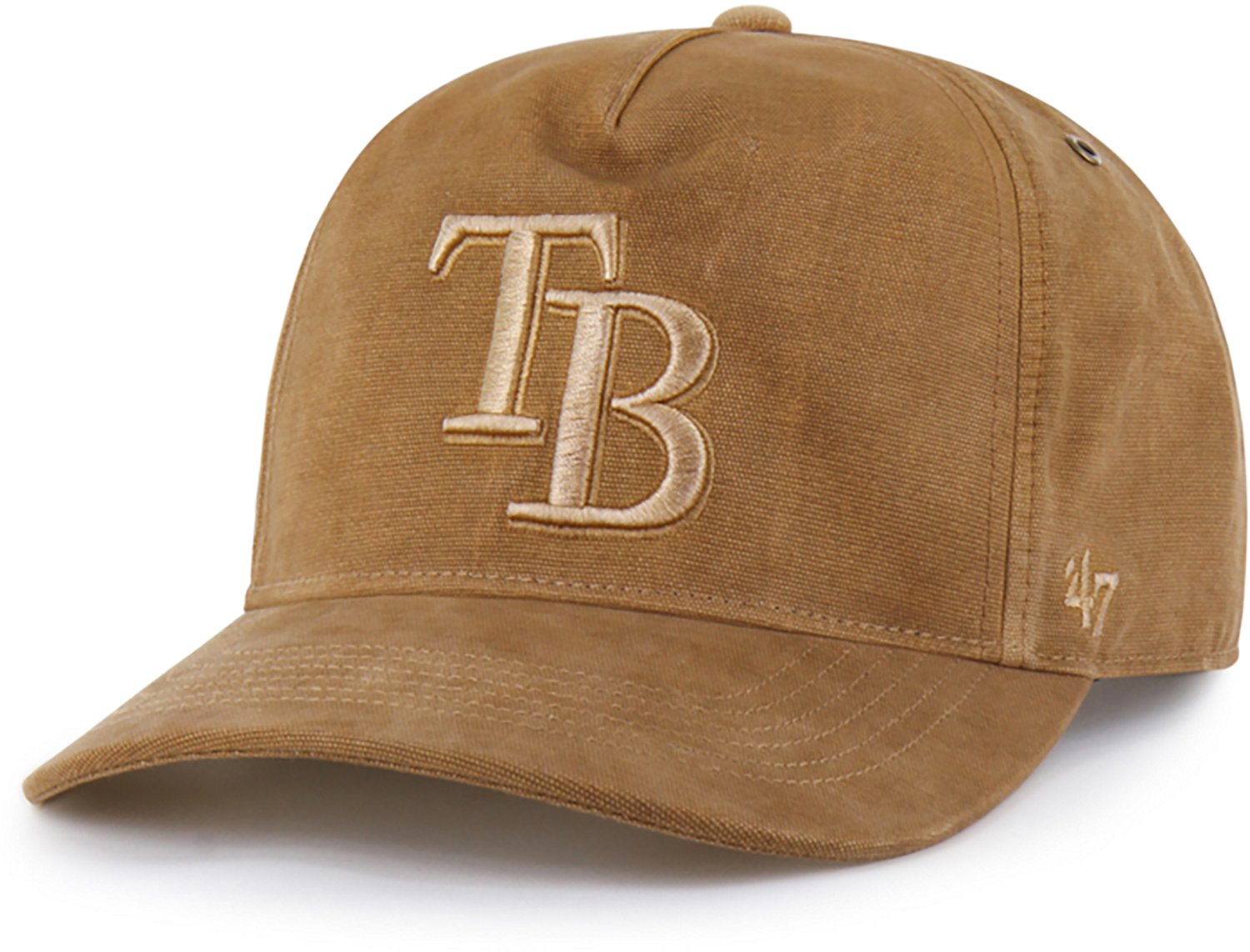 '47 Tampa Bay Rays Carhartt Garment Dyed Canvas Hitch Cap - view number 2