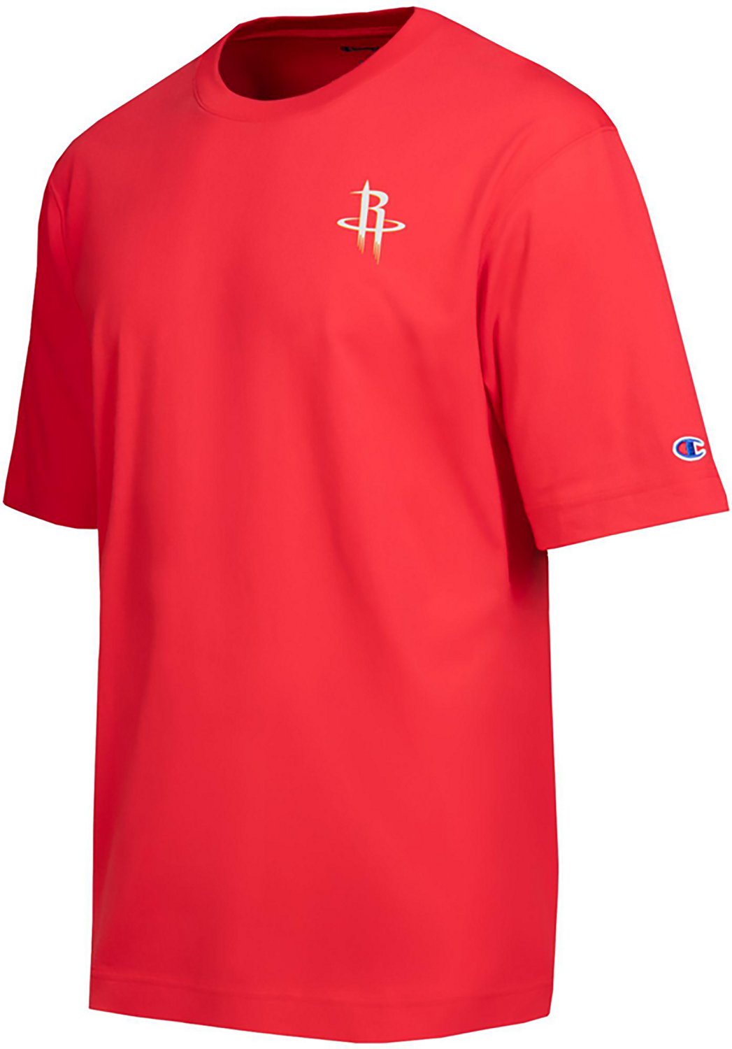 Champion Men's Houston Rockets Arch Wordmark All Star Short Sleeve T-shirt