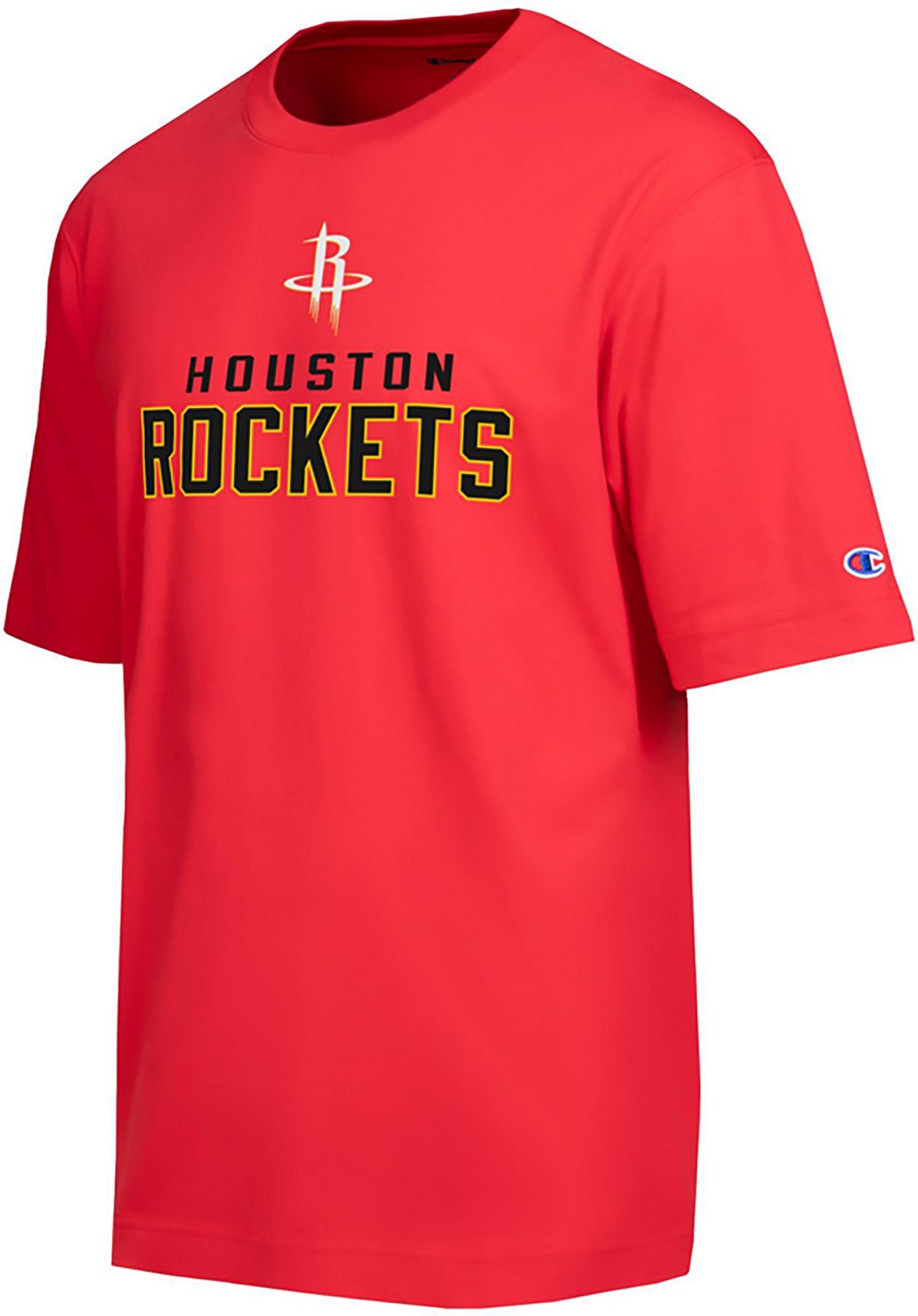 Champion Men's Houston Rockets Basic Logo All Star Short Sleeve T-shirt