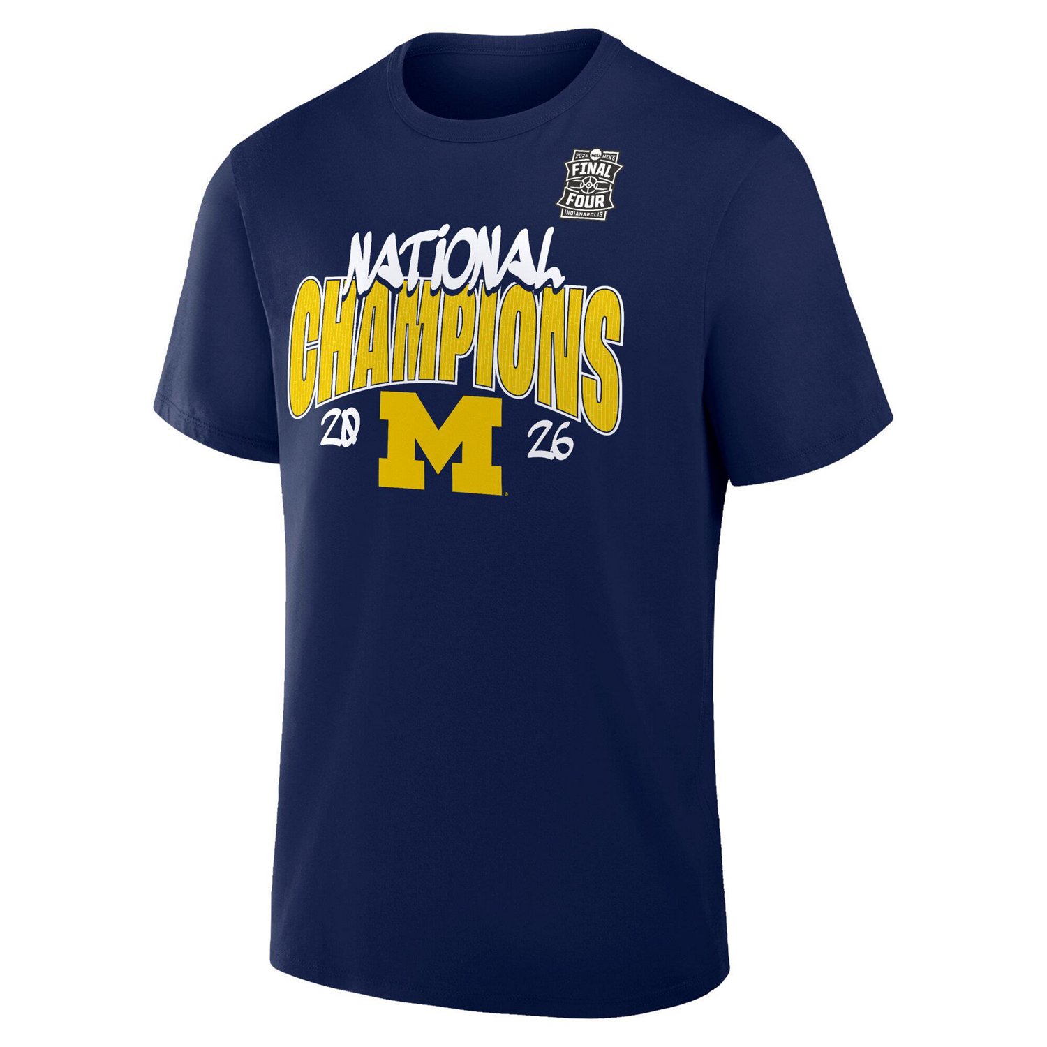 Fanatics Men's Michigan Wolverines Men's Basketball 2026 National Champions Schedule Short Sleeve T-Shirt - view number 2