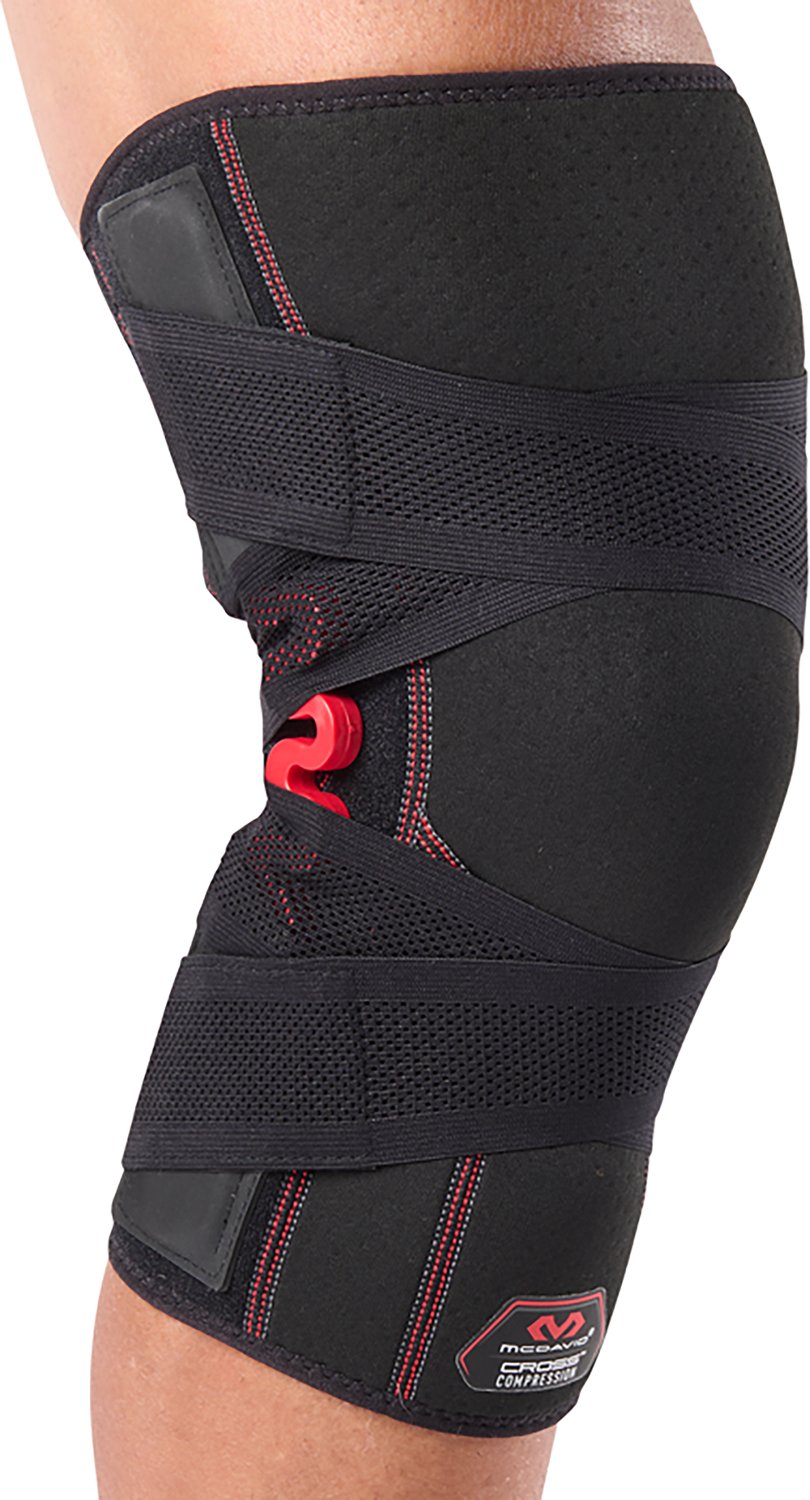 McDavid NRG Cross Compression Knee Sleeve with Spring Hinge