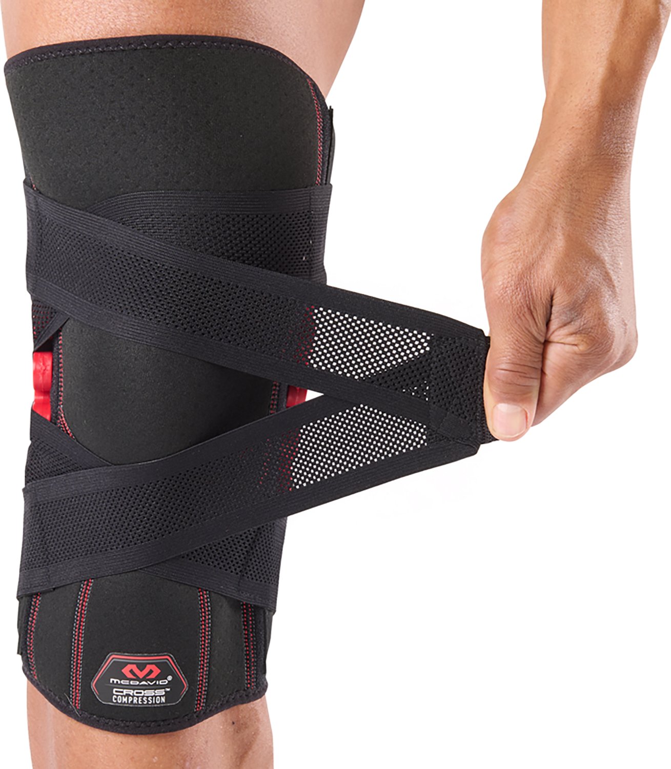McDavid NRG Cross Compression Knee Sleeve with Spring Hinge - view number 3