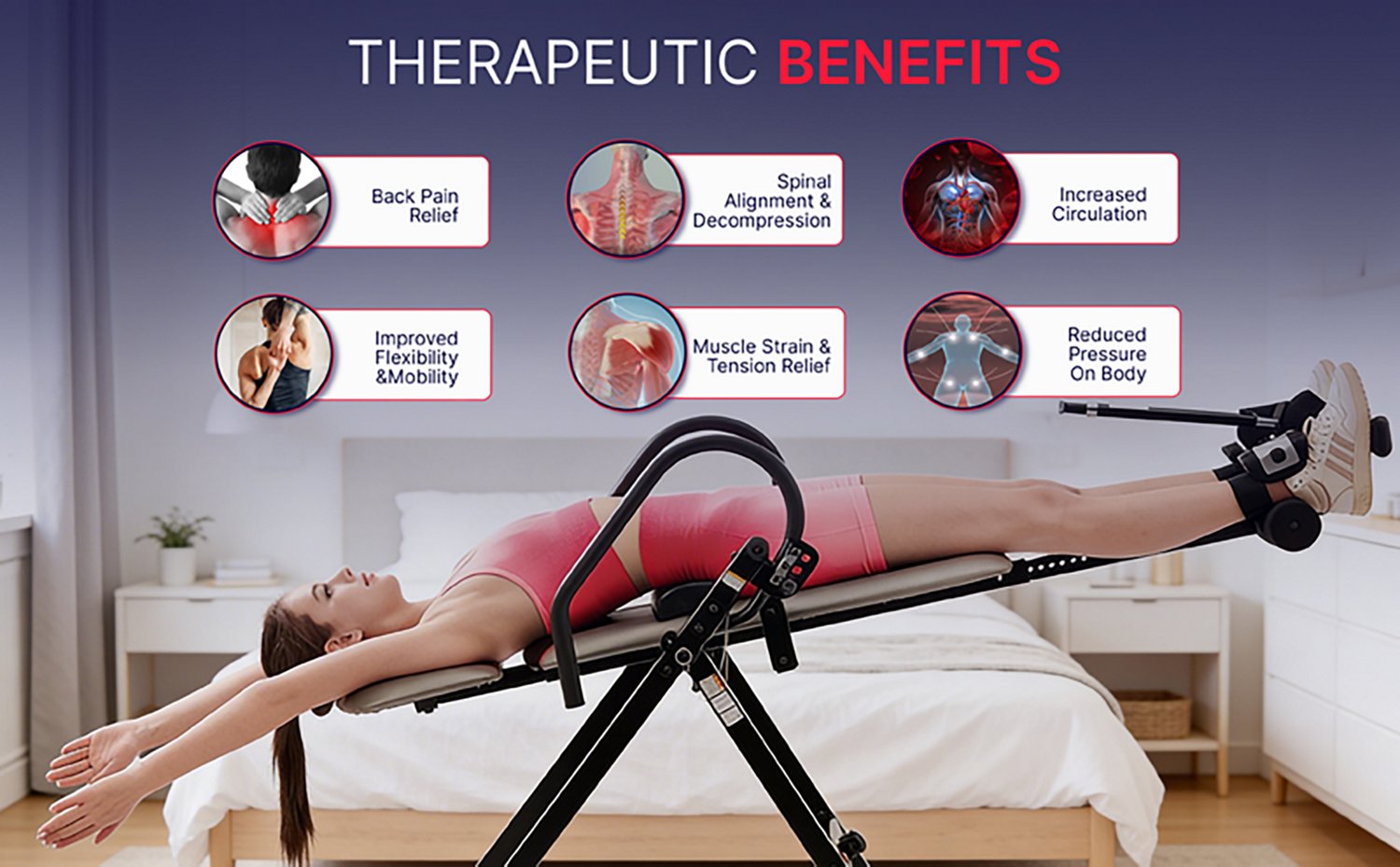 Medisonic 510050 Therapeutic Relaxation Inversion Table - view number 3