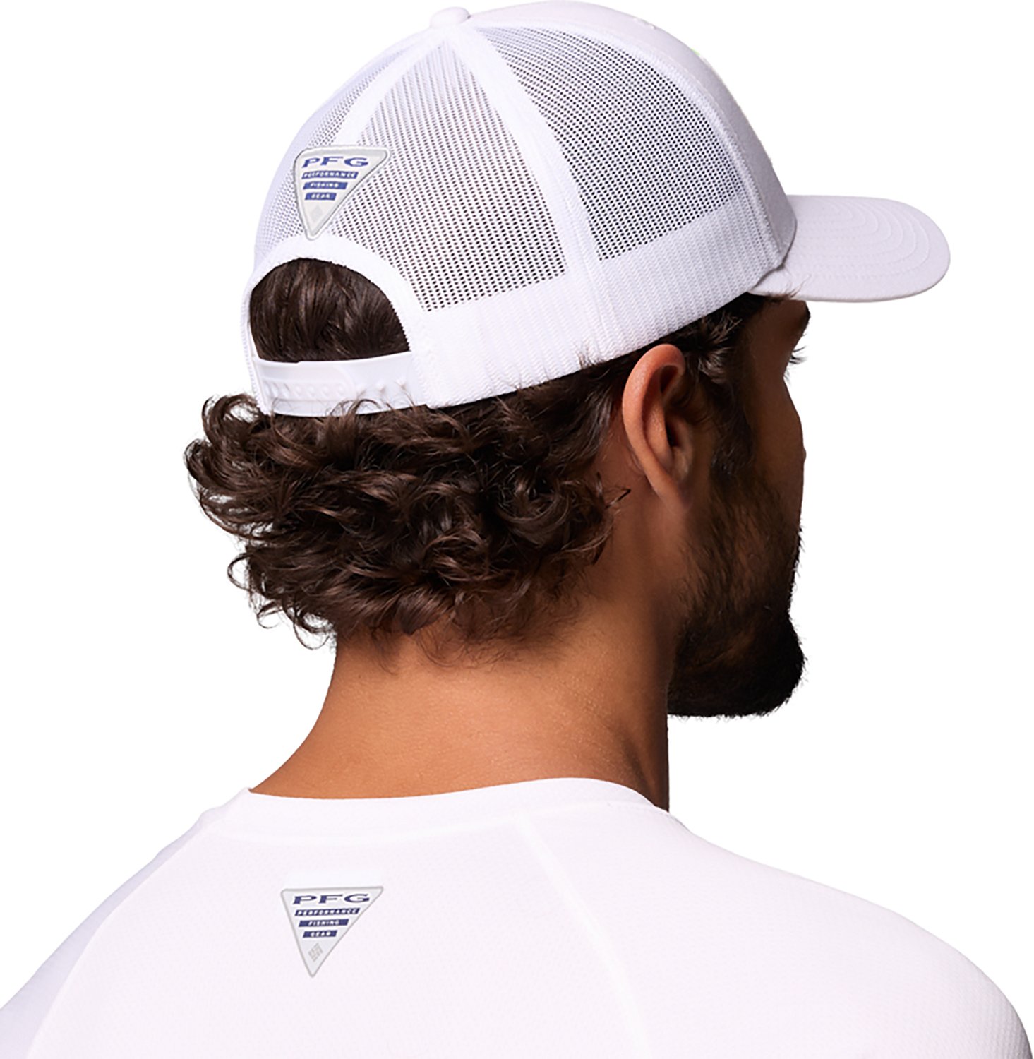 Columbia Sportswear Men's PFG Mesh Snap Back Fish Flag Cap                                                                       - view number 2