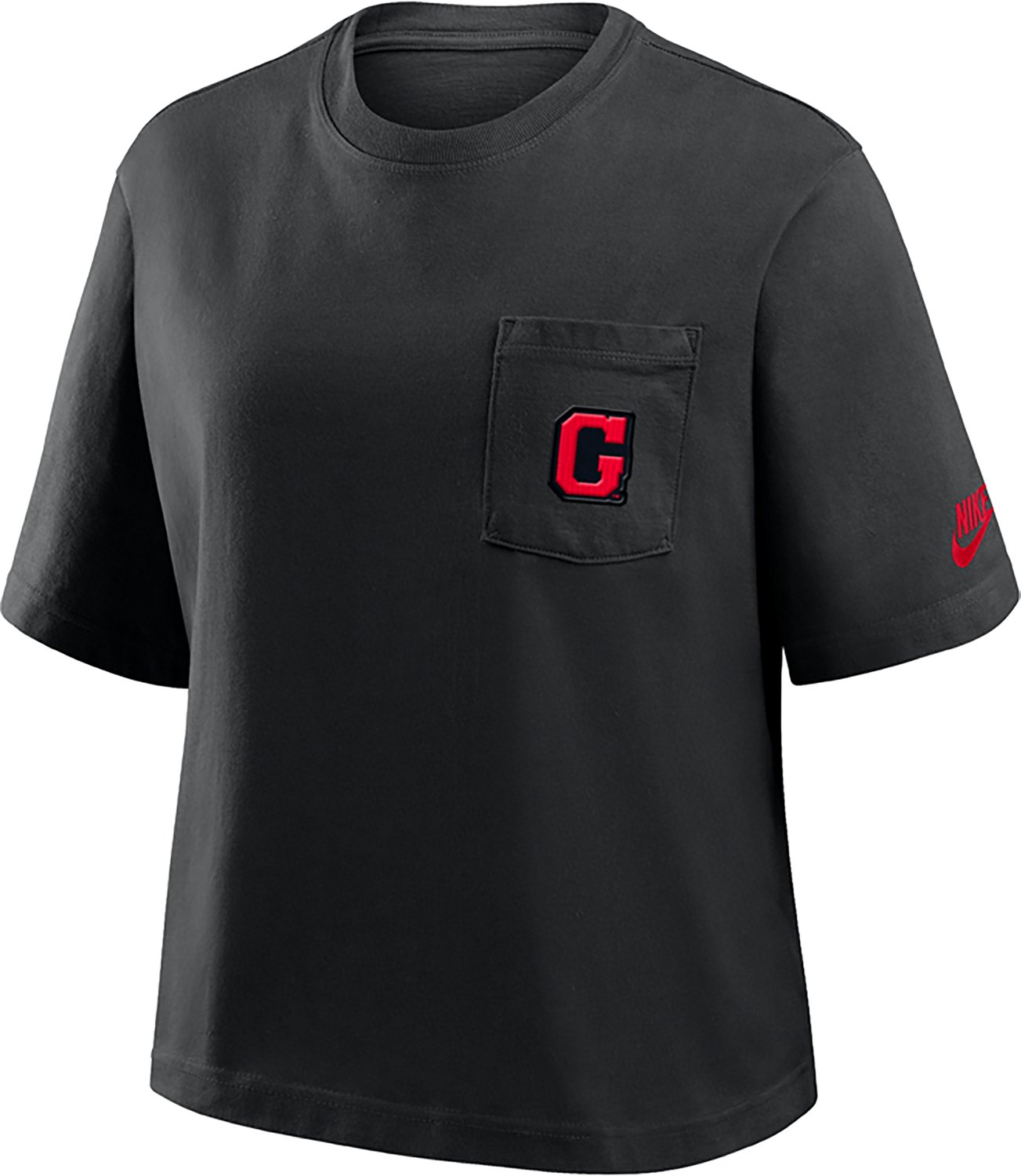 Nike Women's University of Georgia Legacy Pocket Boxy T-shirt