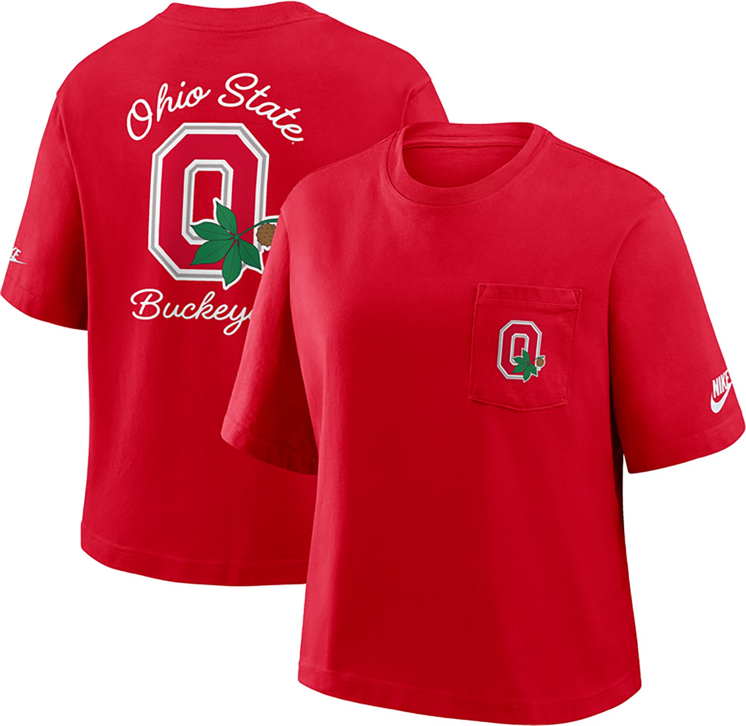 Nike Women's Ohio State University Legacy Pocket Boxy T-shirt - view number 3