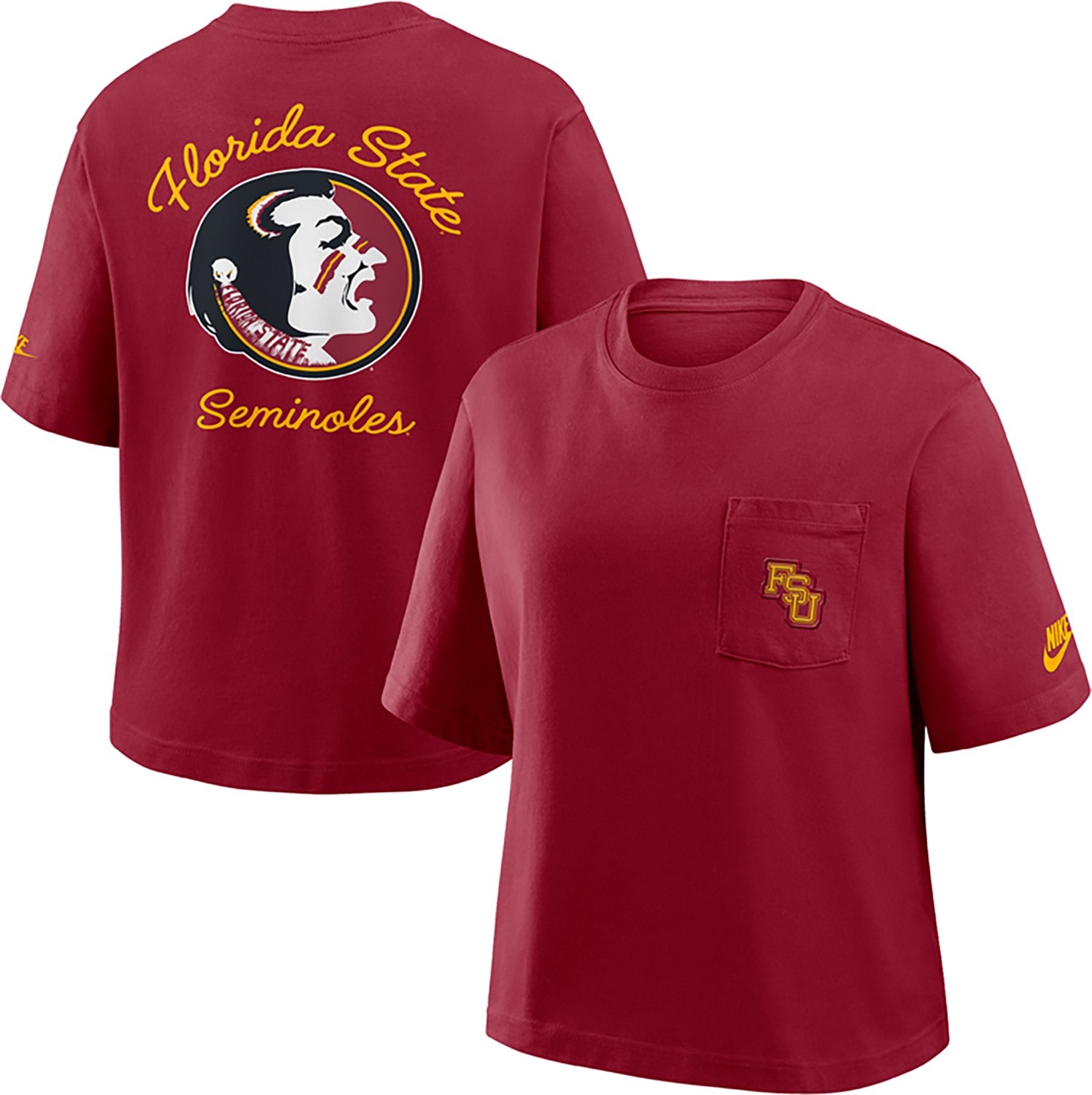 Nike Women's Florida State University Legacy Pocket Boxy T-shirt - view number 3