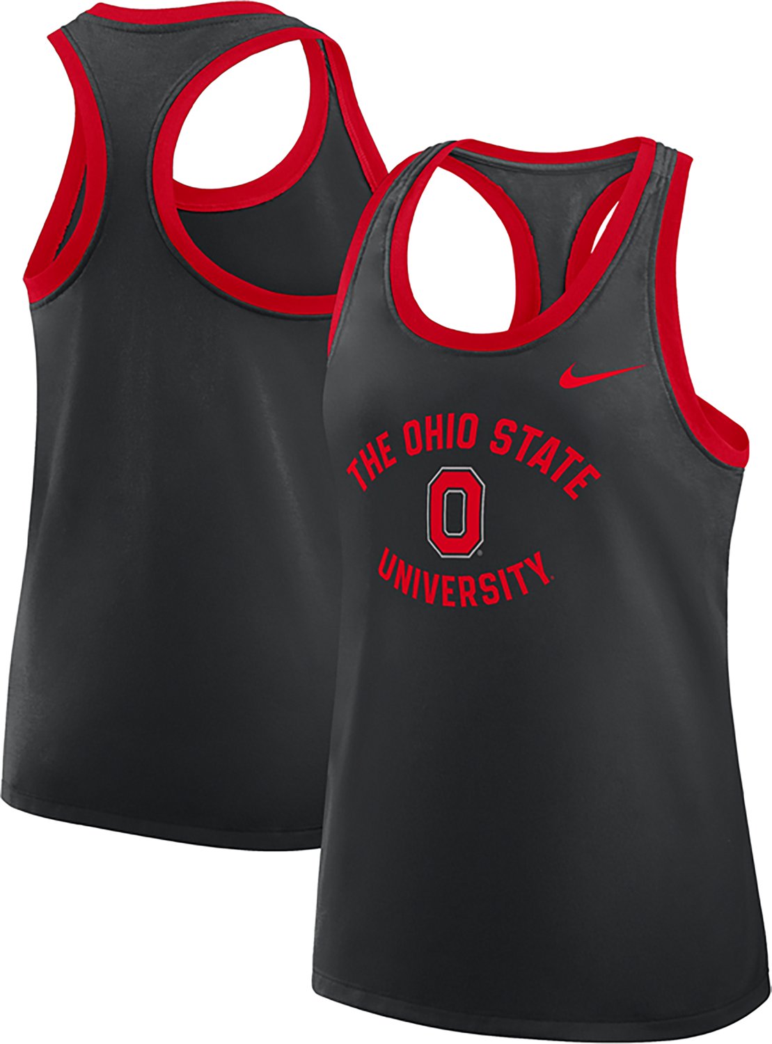 Nike Women's Ohio State University School Arch Racerback Tank Top - view number 3