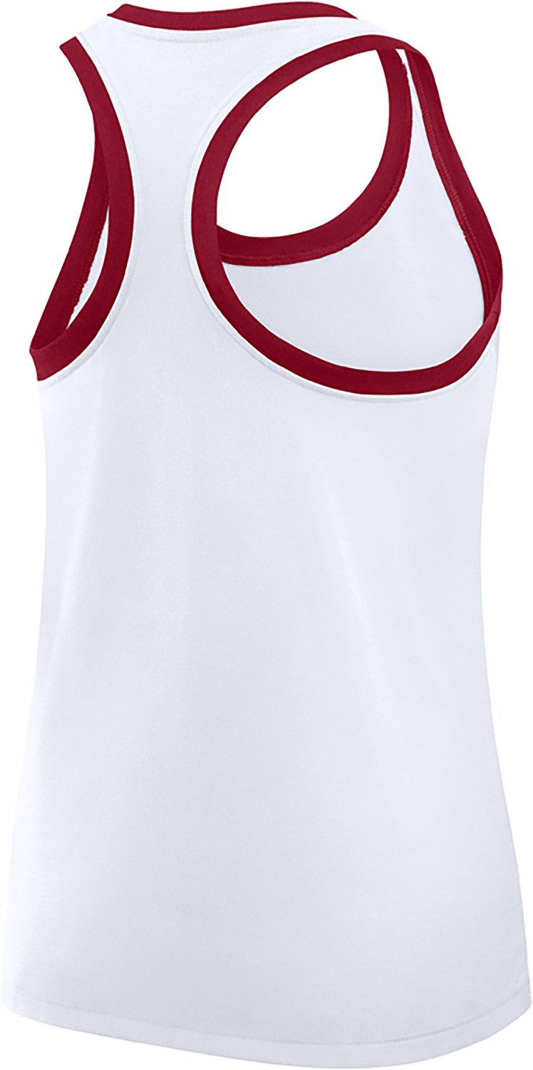 Nike Women's University of Alabama School Arch Racerback Tank Top - view number 2