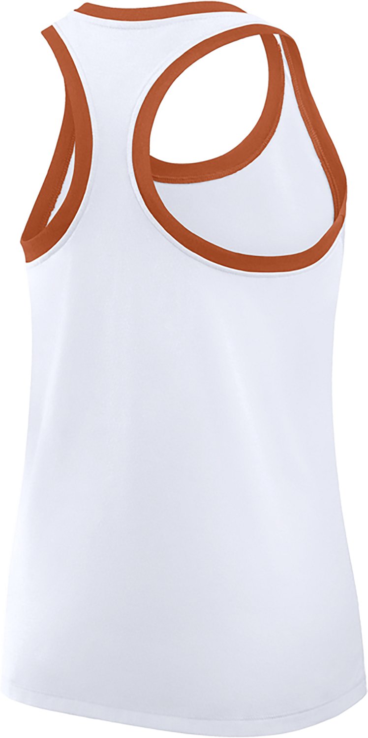 Nike Women's University of Texas School Arch Racerback Tank Top - view number 2