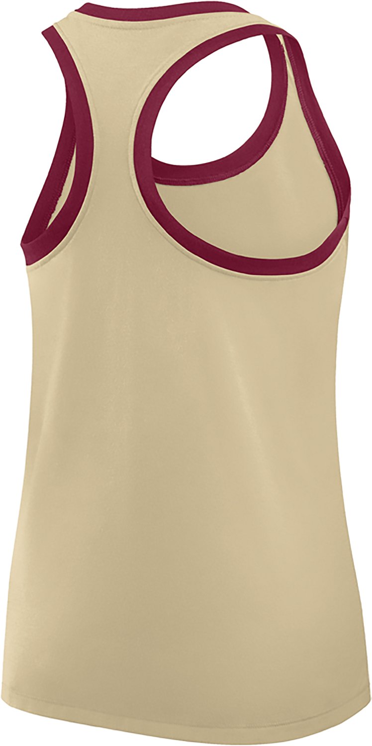 Nike Women's Florida State University School Arch Racerback Tank Top - view number 2