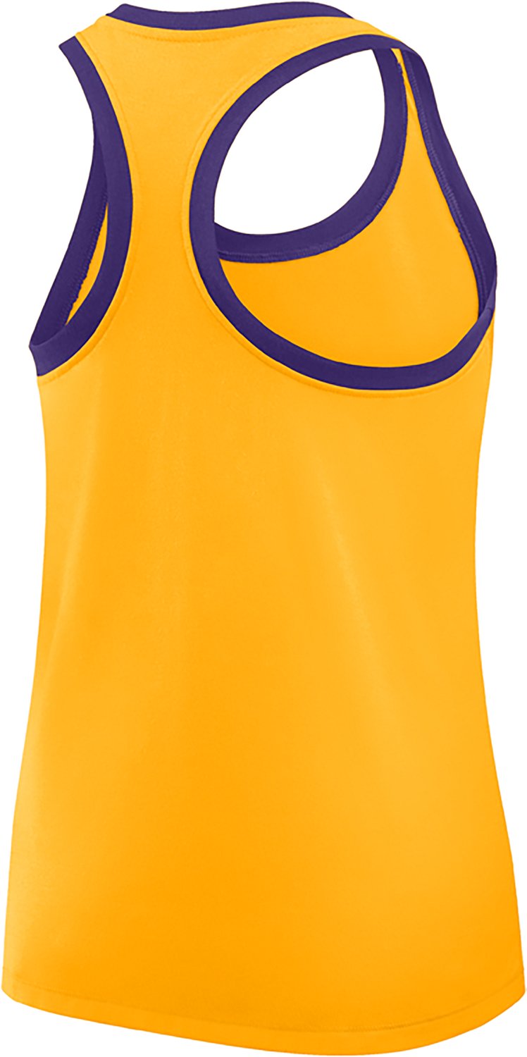 Nike Women's Louisiana State University School Arch Racerback Tank Top - view number 2