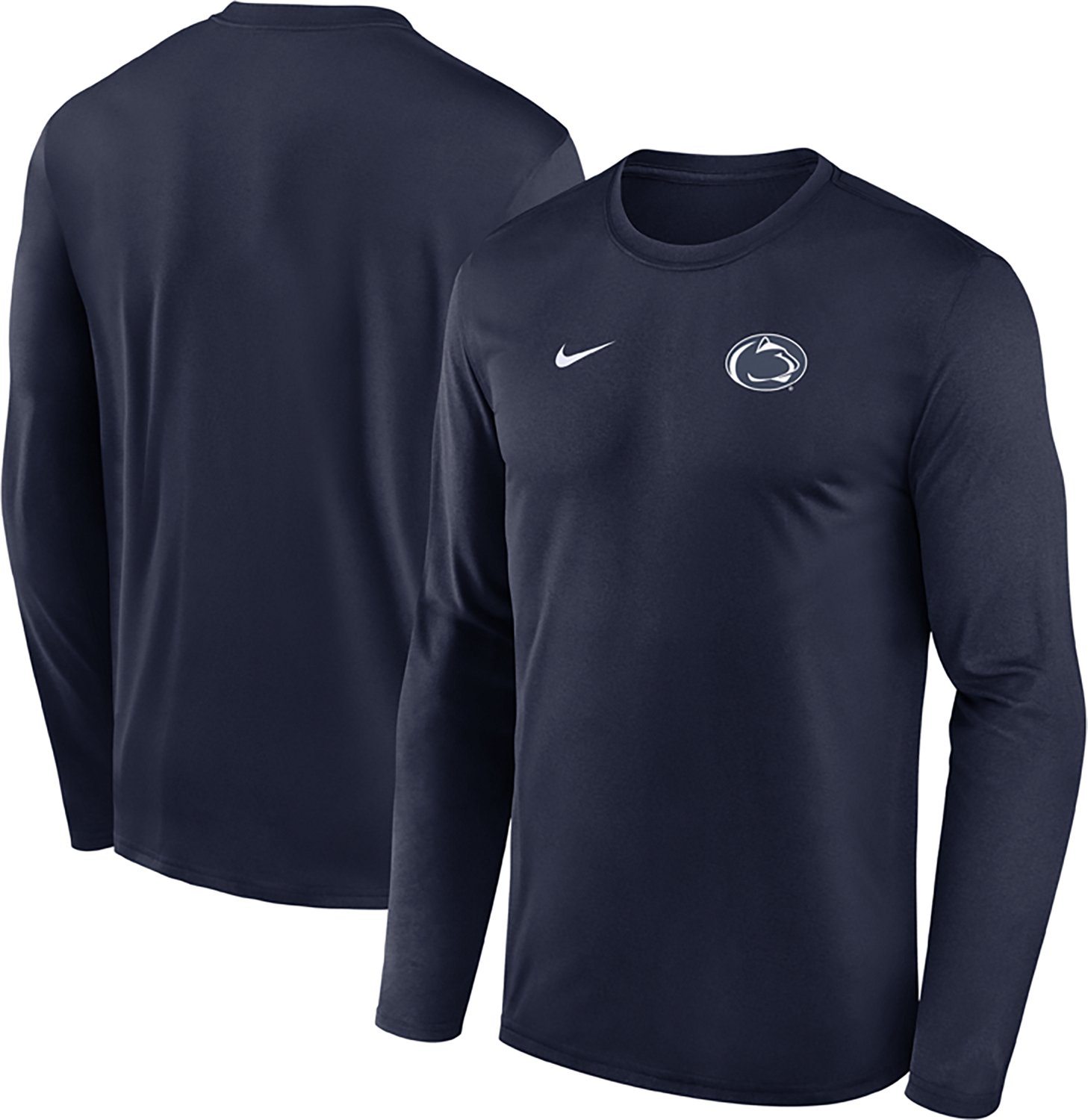 Nike Men's Penn State Small Logo Dri-FIT Legend Long Sleeve T-shirt - view number 3