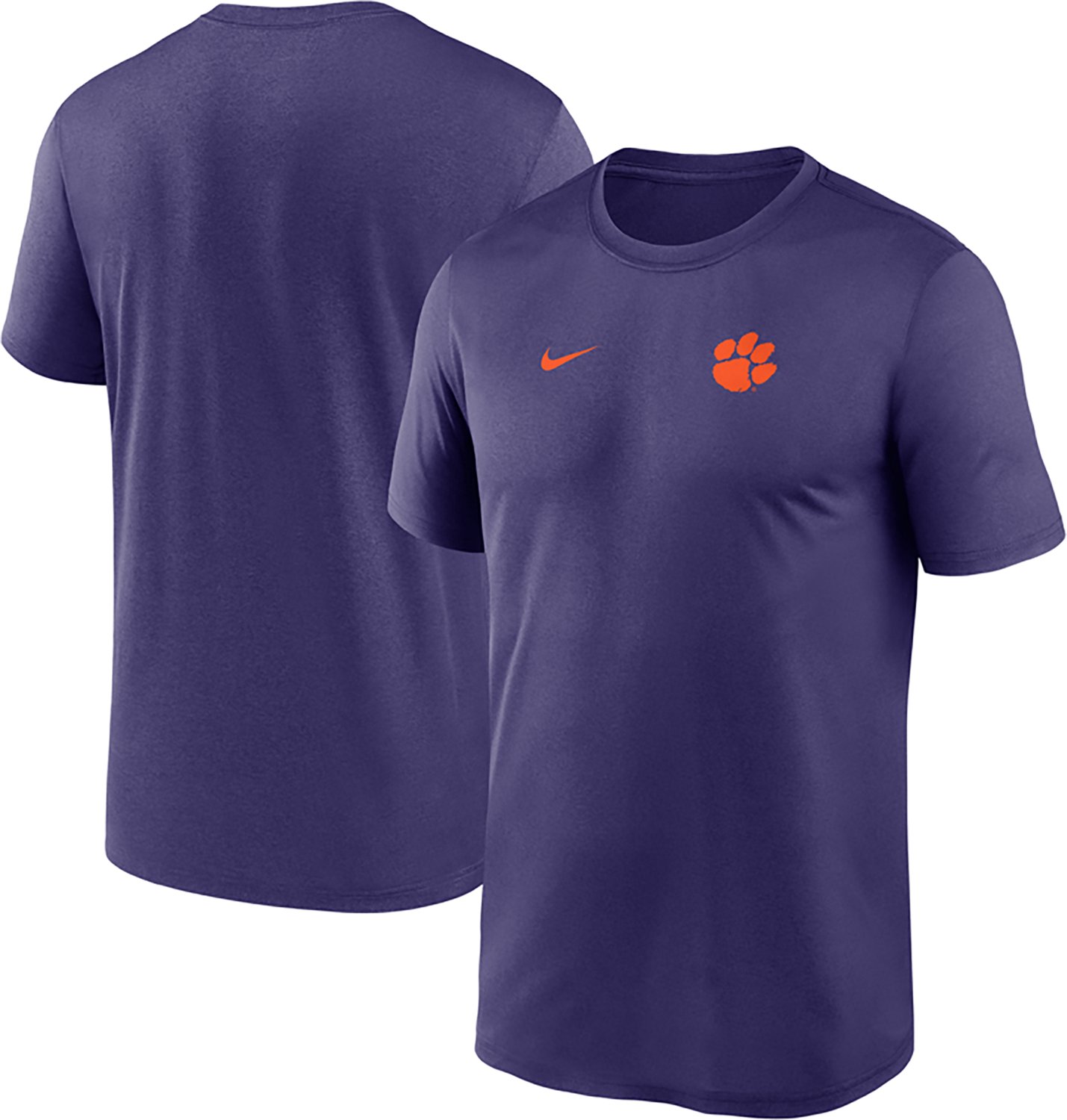 Nike Men's Clemson University Small Logo Dri-FIT Legend T-shirt - view number 3