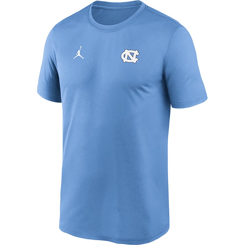 Jordan Men's North Carolina Tar Heels Legend Small Logo T-Shirt, Large, Blue