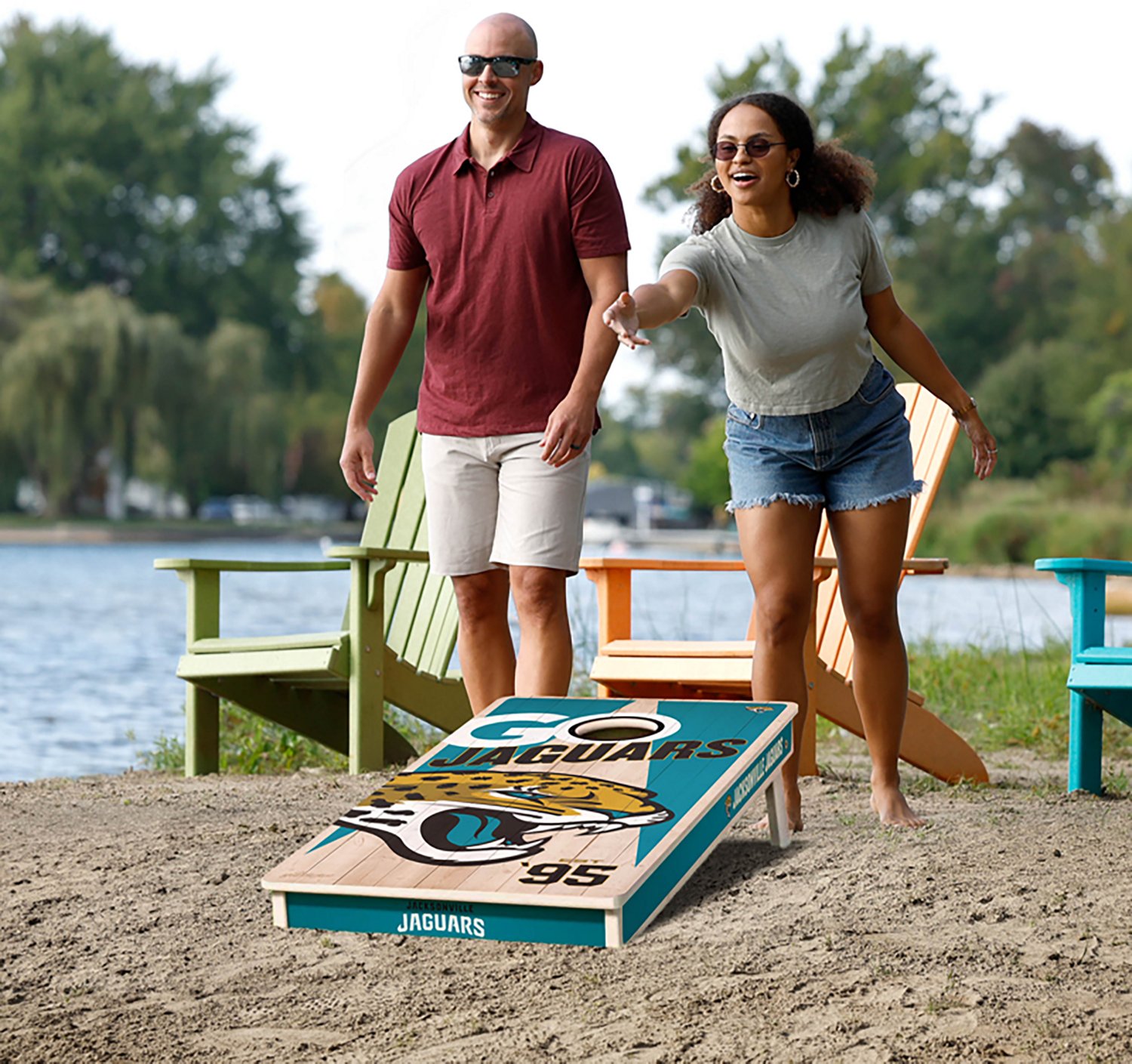YouTheFan Jacksonville Jaguars Cornhole Set - view number 6