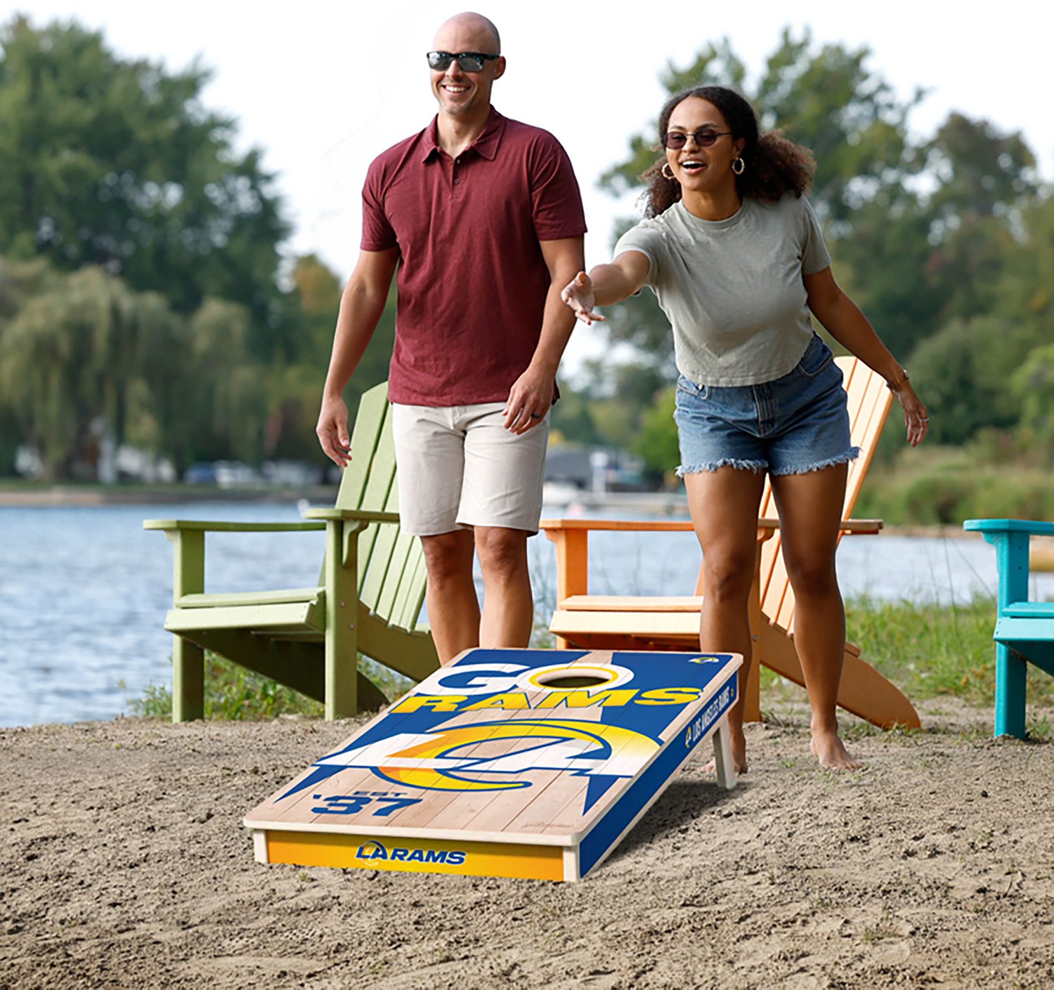 YouTheFan Los Angeles Rams Cornhole Set - view number 6