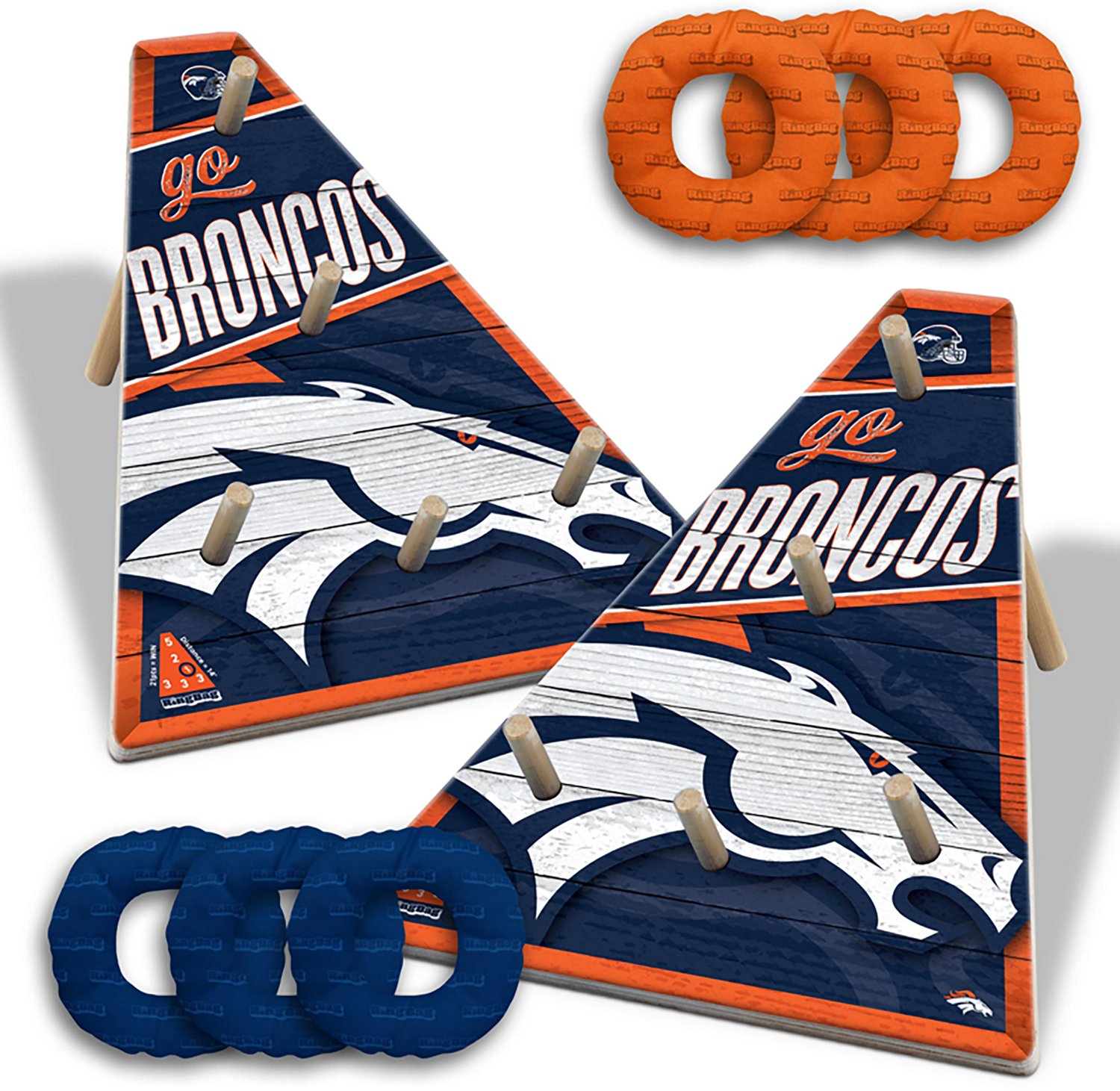 YouTheFan Denver Broncos RingBag Cornhole Game