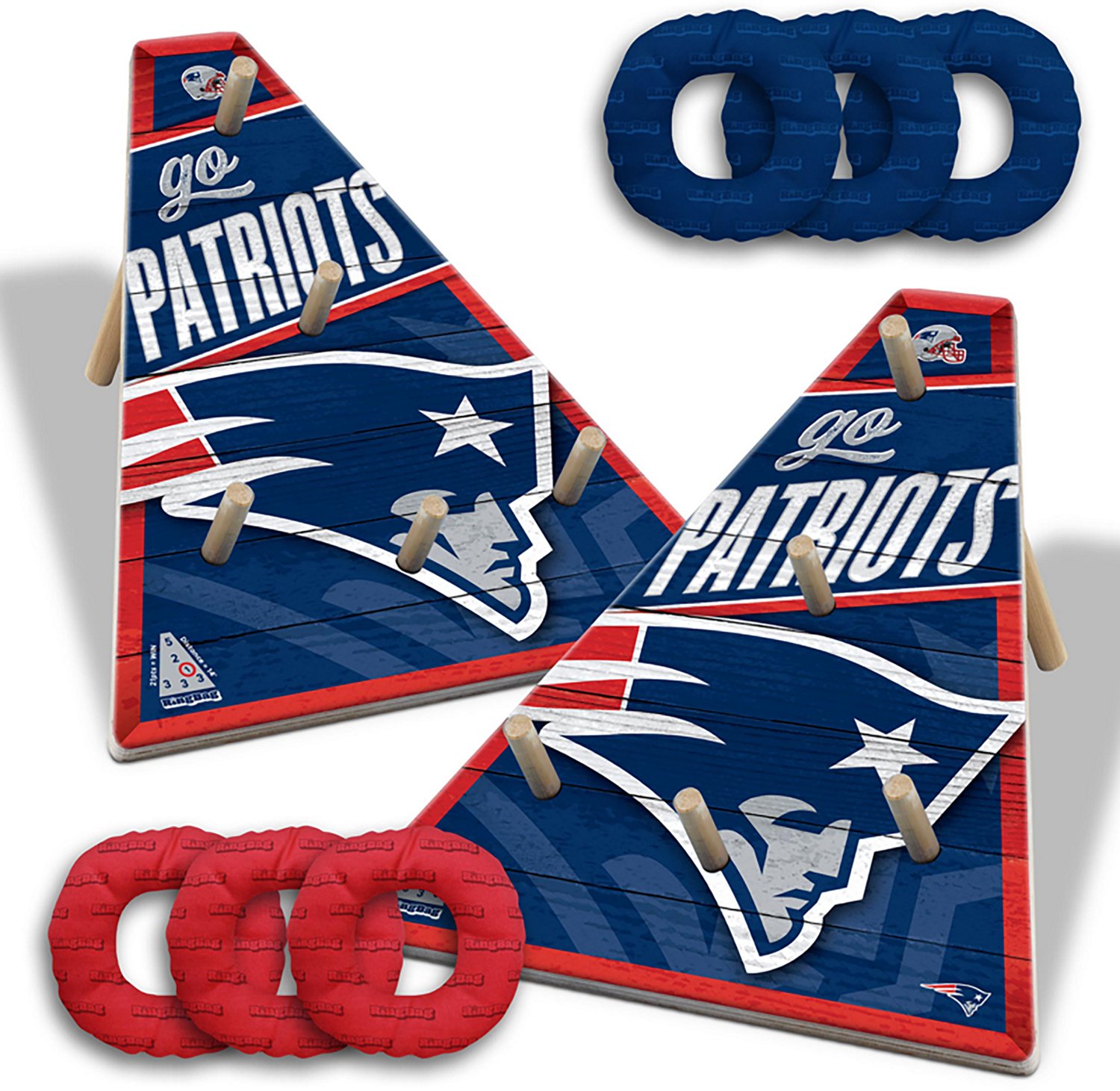 YouTheFan New England Patriots RingBag Cornhole Game