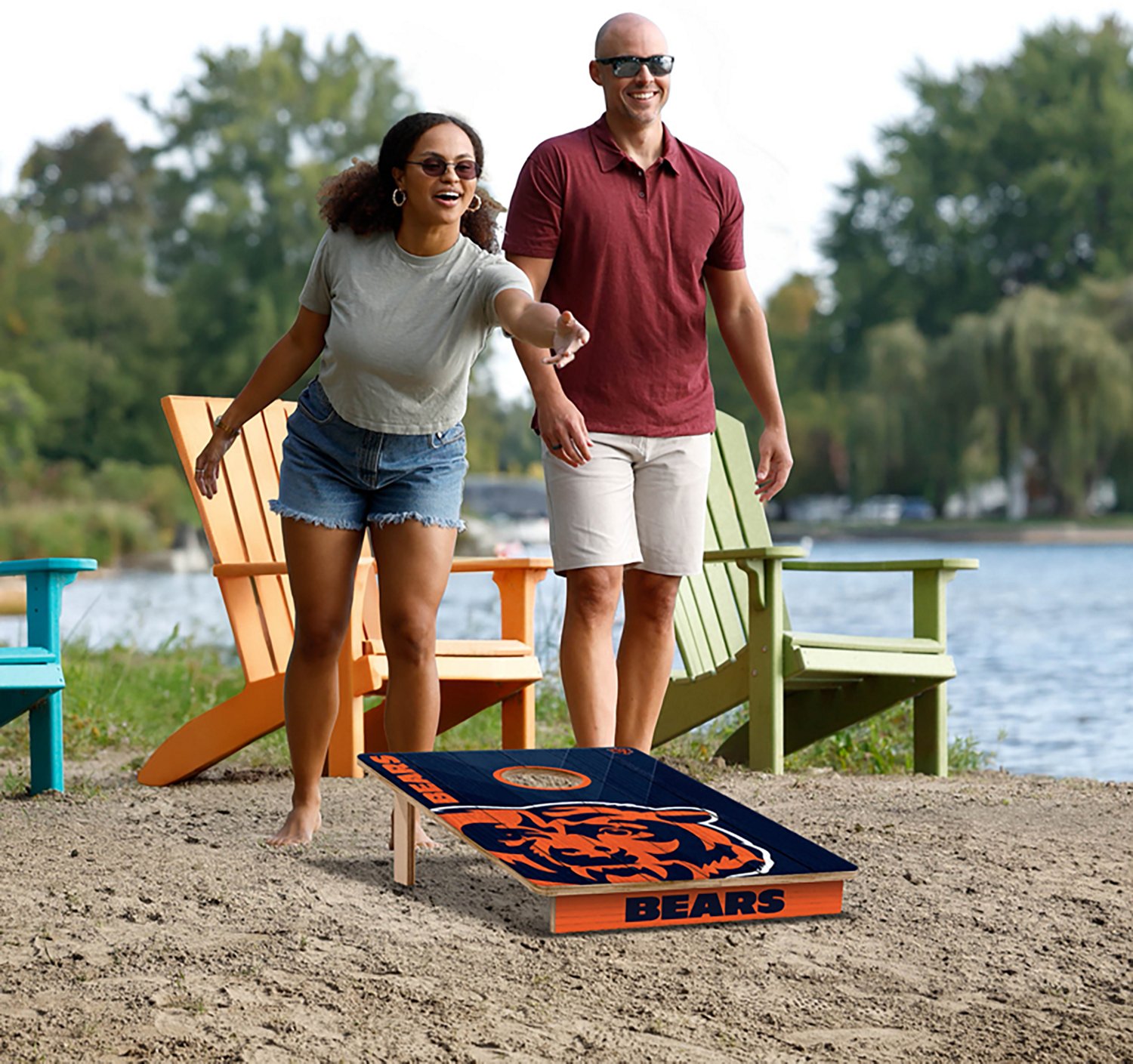 YouTheFan Chicago Bears 2' x 3' Cornhole Game - view number 6