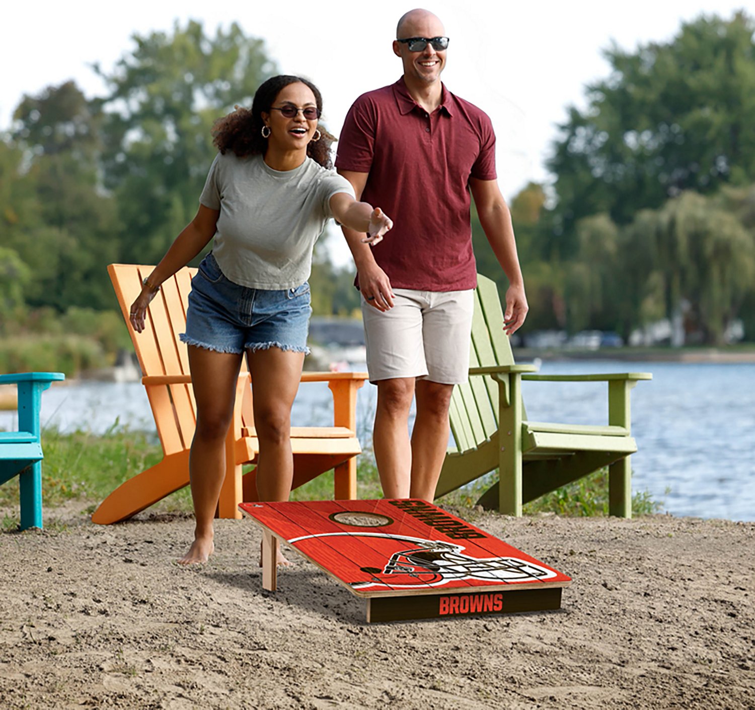 YouTheFan Cleveland Browns 2' x 3' Cornhole Game - view number 6