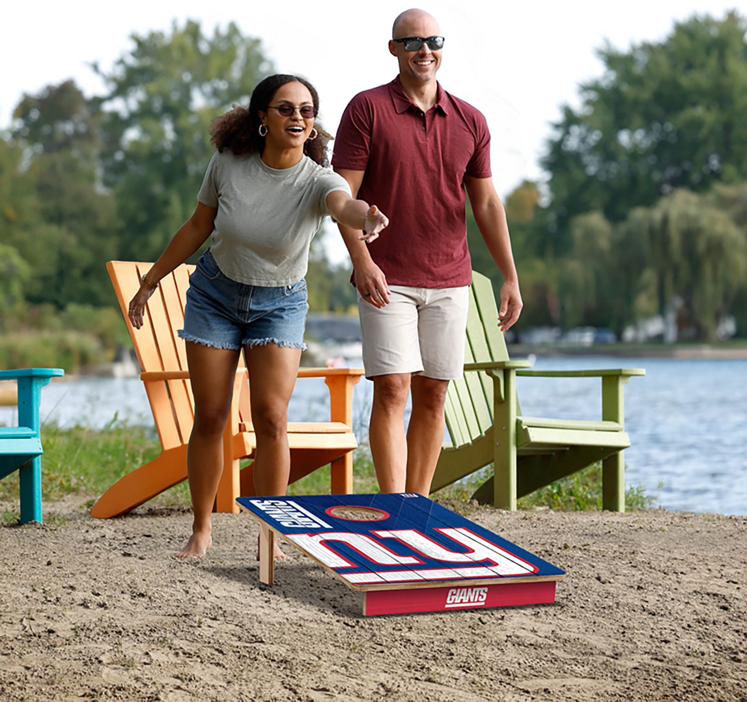 YouTheFan New York Giants 2' x 3' Cornhole Game - view number 6