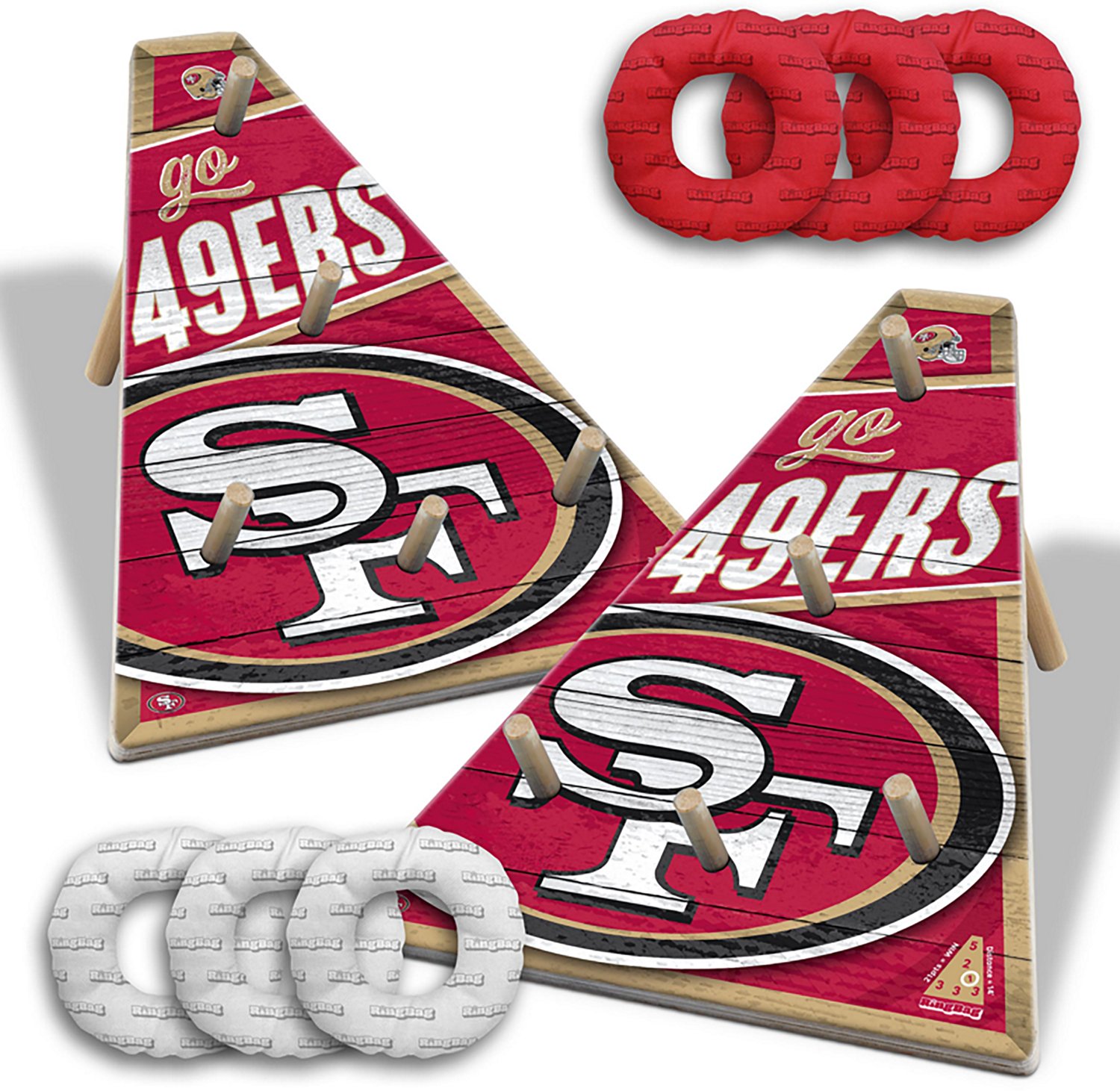 YouTheFan San Francisco 49ers RingBag Cornhole Game