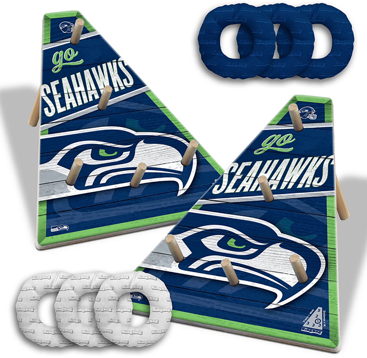 YouTheFan Seattle Seahawks RingBag Cornhole Game