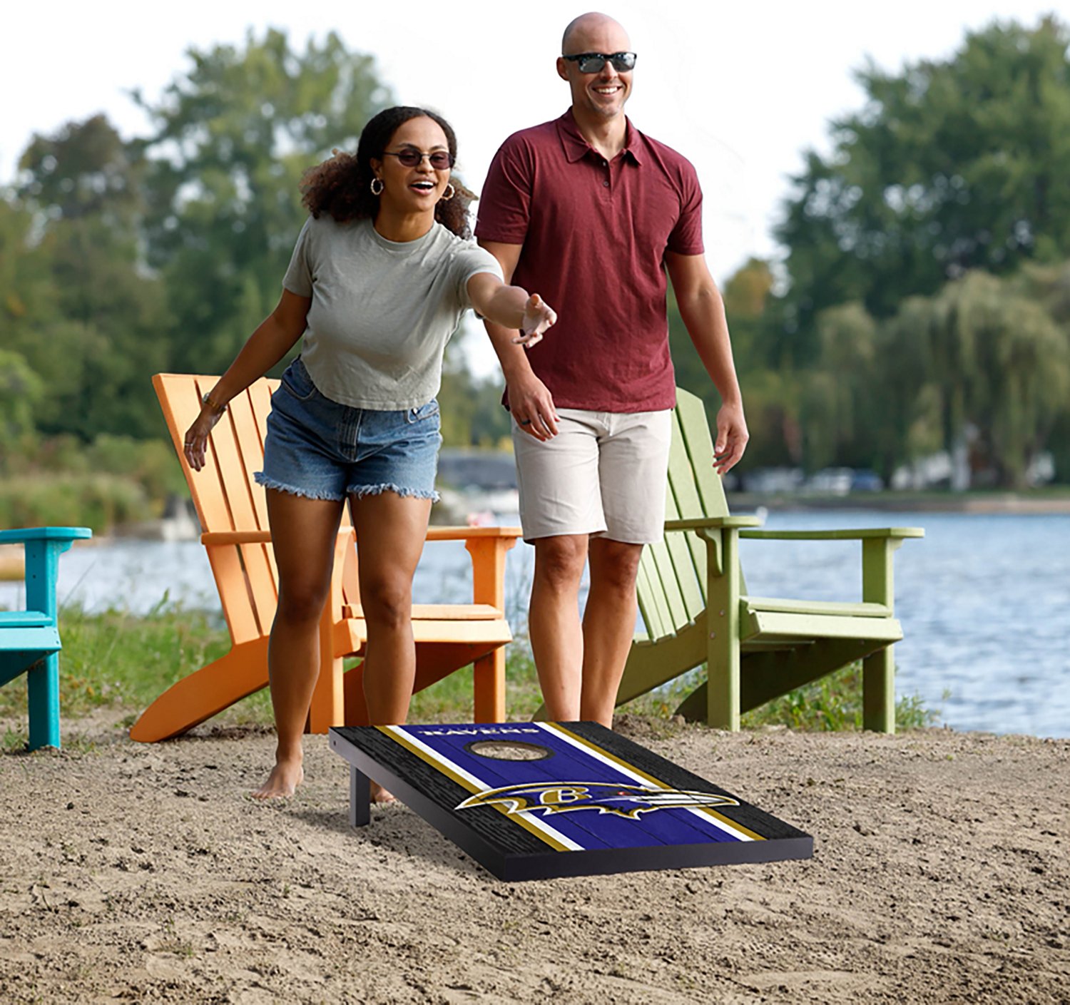 YouTheFan Baltimore Ravens Cornhole Set - view number 6